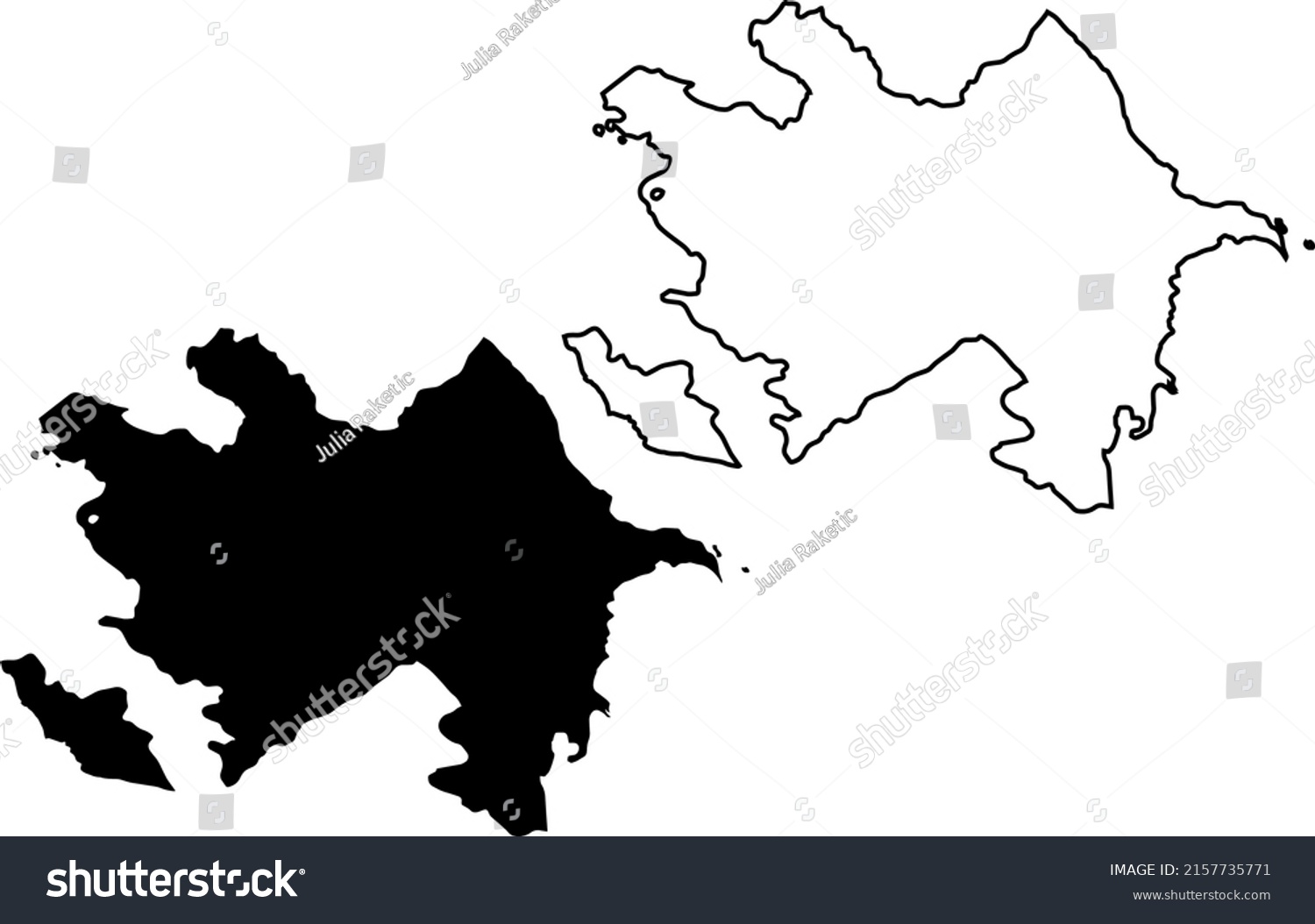 Basis Silhouettes On White Background Map Stock Vector (Royalty Free ...