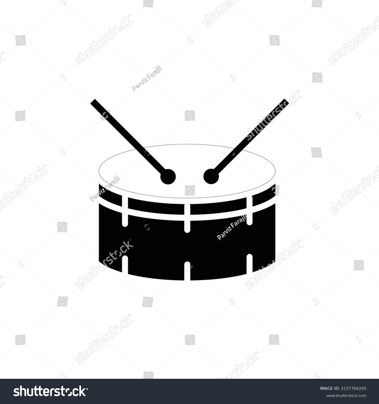 Music Instruments Silhouette Music Symbol Vector Stock Vector (Royalty ...