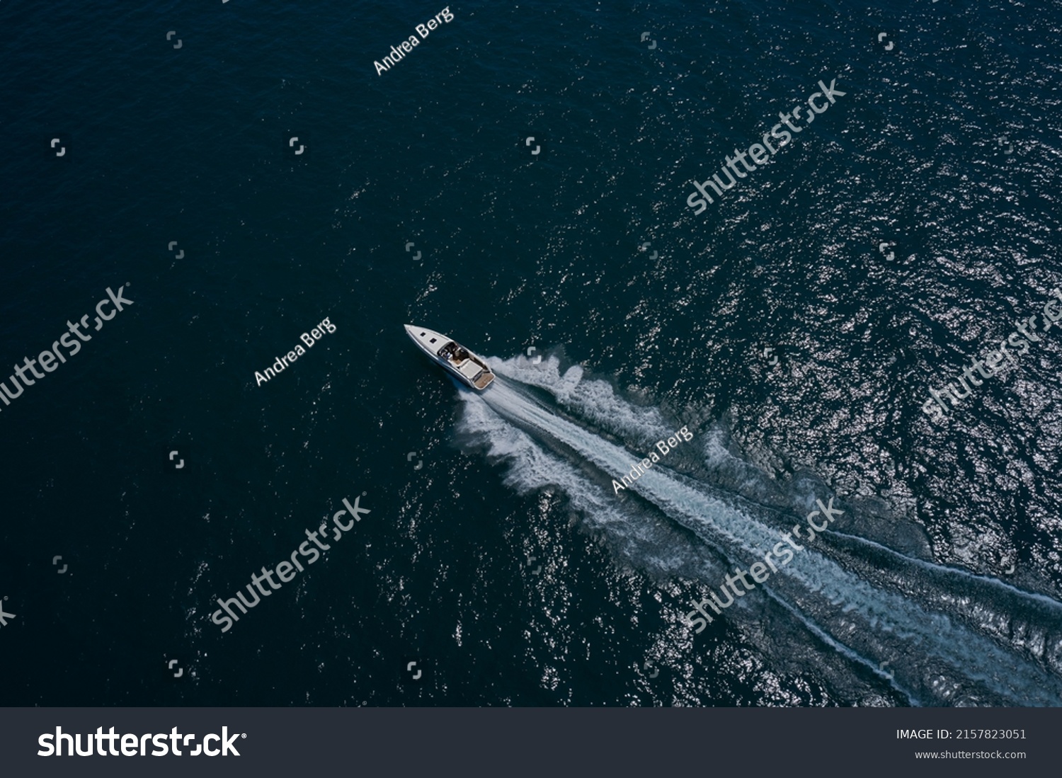 Travel On Highspeed Boats On Water Stock Photo 2157823051 | Shutterstock