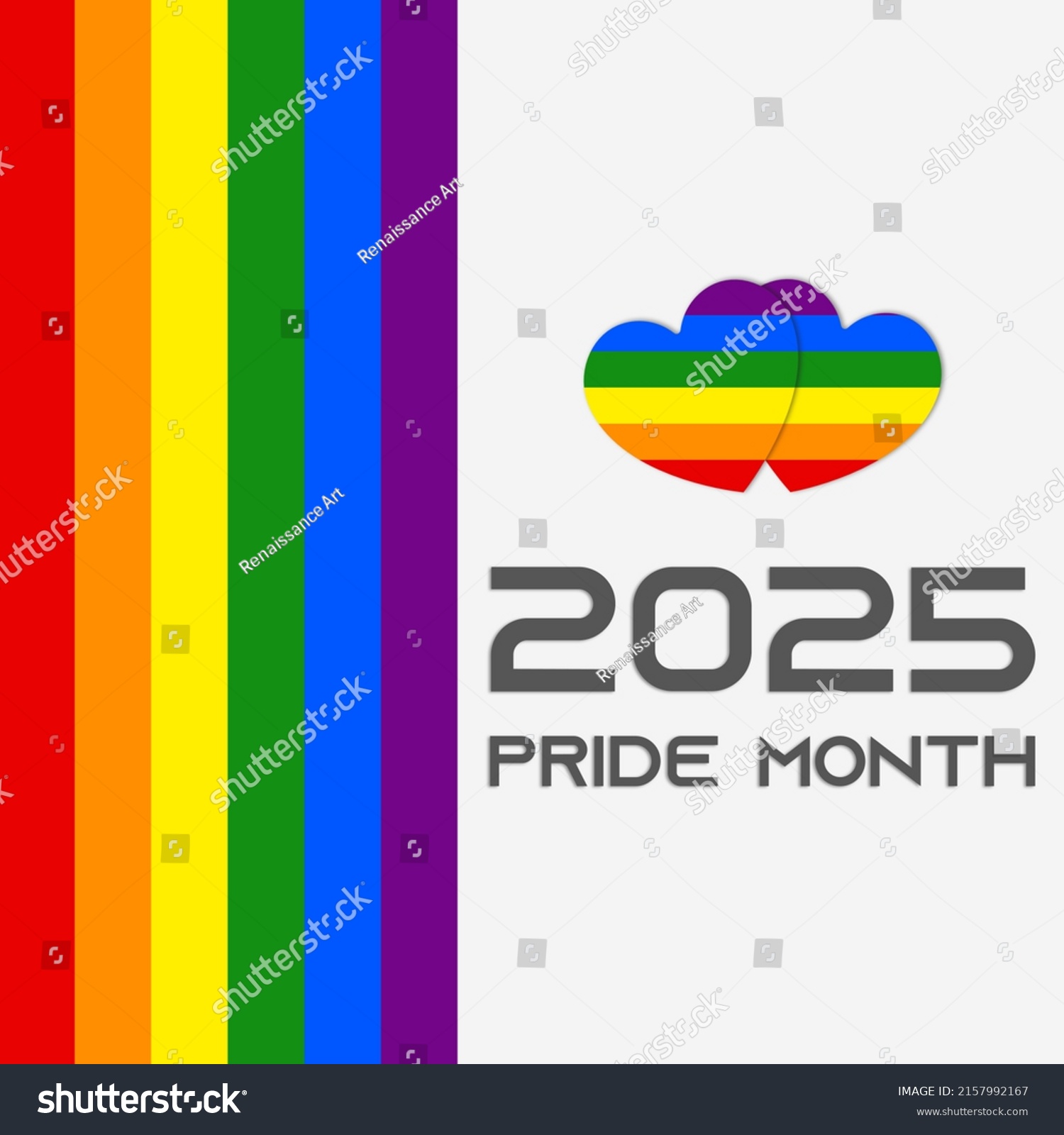 Pride Month 2025 2025 Pride Month Stock Illustration 2157992167