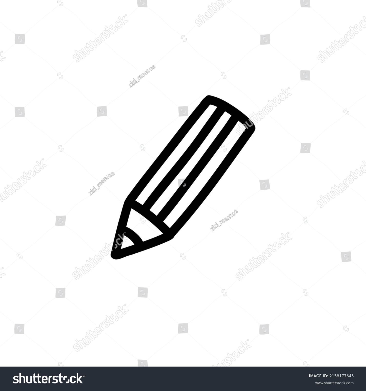 Pencil Doodle Icon Vector Illustration Stock Vector Royalty Free Pencil Doodle Icon Vector Illustration Stock Vector Royalty Free