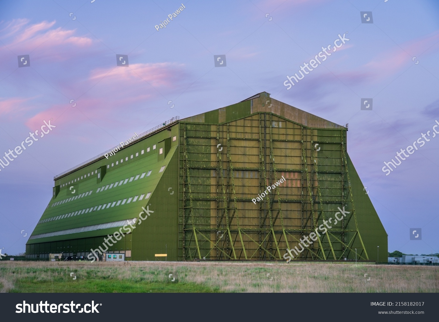 Cardingtonenglandmay Airship Shed Hangar Cardington Stock Photo Shutterstock