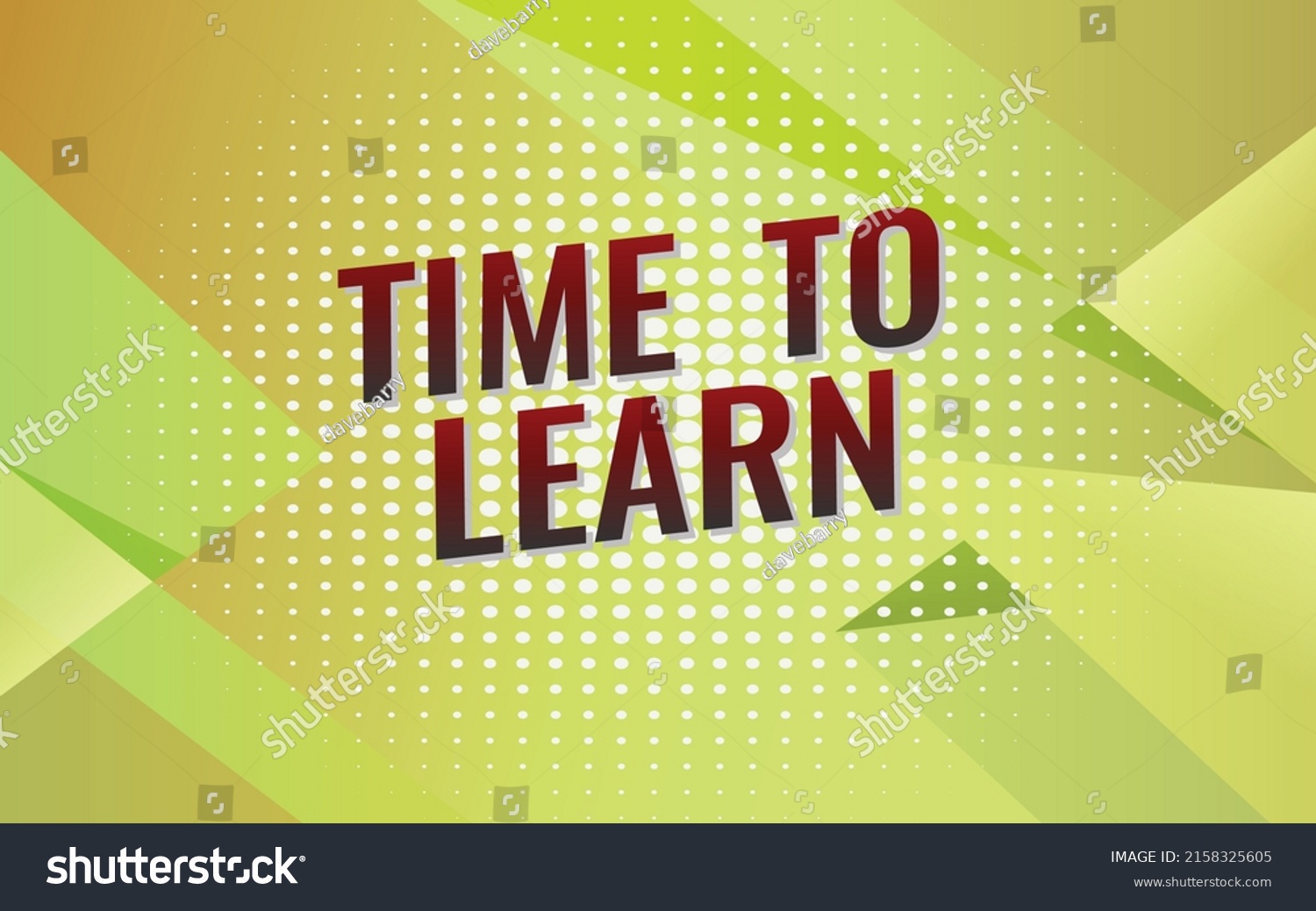 time-learn-word-concept-vector-illustration-stock-vector-royalty-free