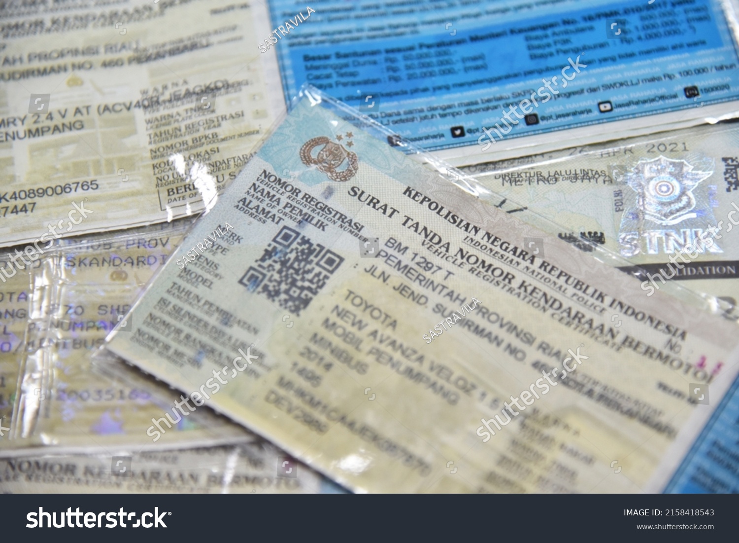 Jakarta May17 2022 Stnk Surat Tanda Stock Photo 2158418543 | Shutterstock