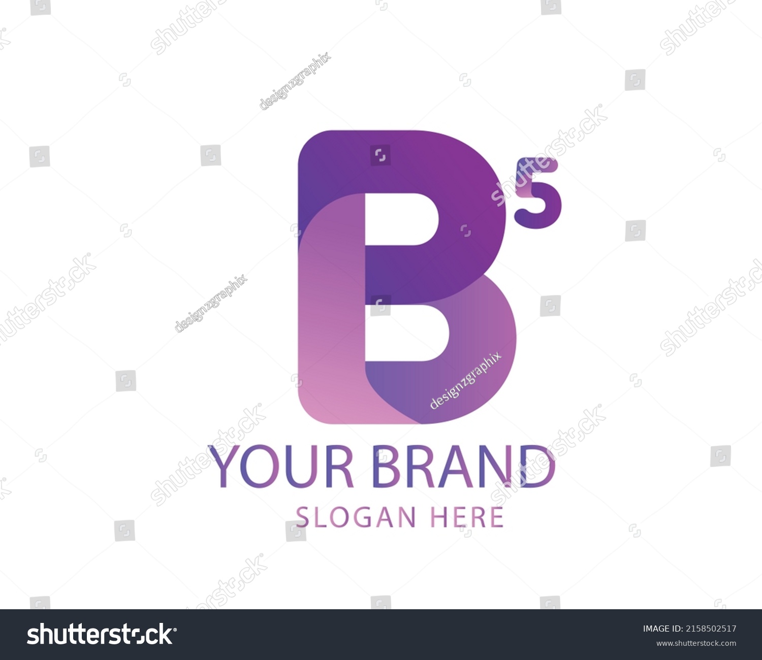 B5 Letter Rounded Font Vector Alphabet 库存矢量图（免版税）2158502517 | Shutterstock