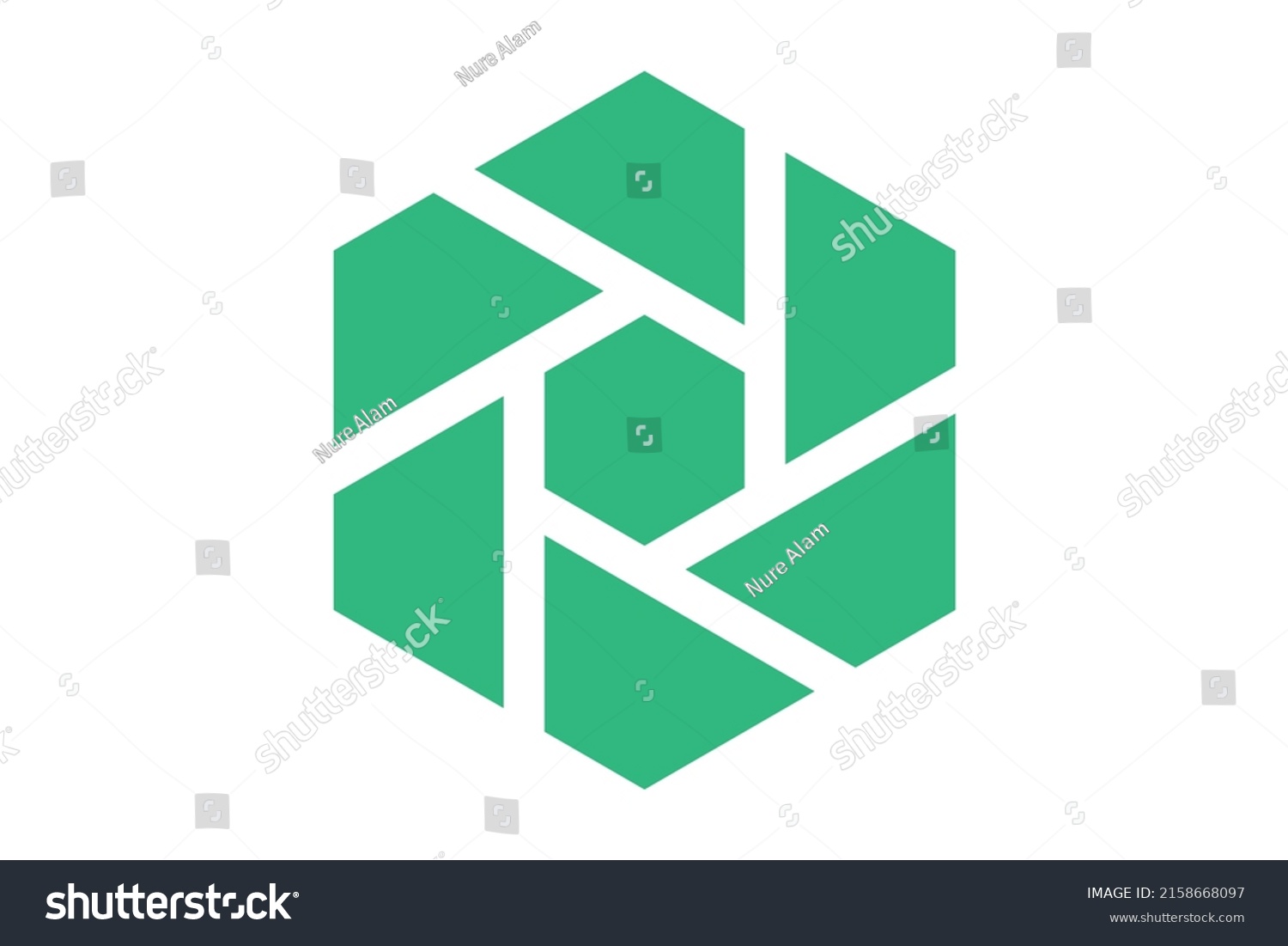 D Cube Logo Design Vector Icon Stock Vector (Royalty Free) 2158668097 ...