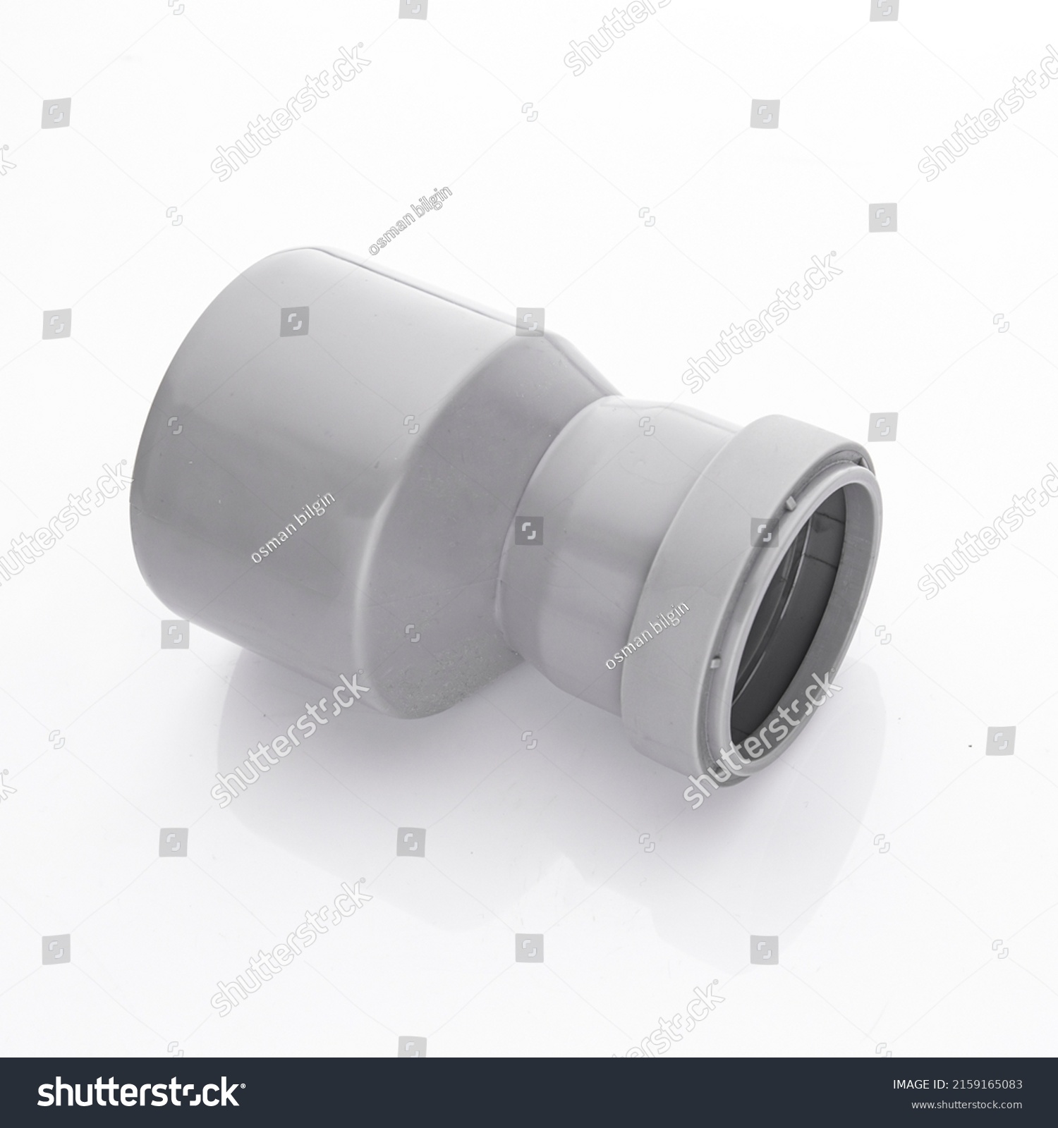 Stock Photo Drain Pipe Or Sewer Under The Kitchen Sink Includes Pvc Plastic Pipe And Flexible Supply Pipe 2159165083 