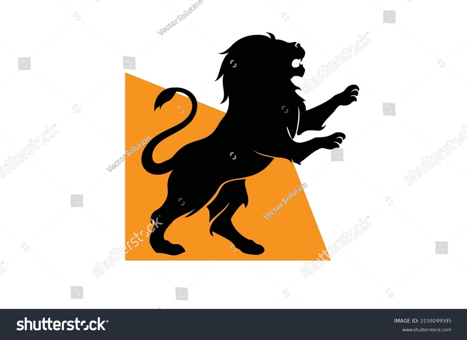 Loin Logo Design Template File Vector Stock Vector (Royalty Free ...