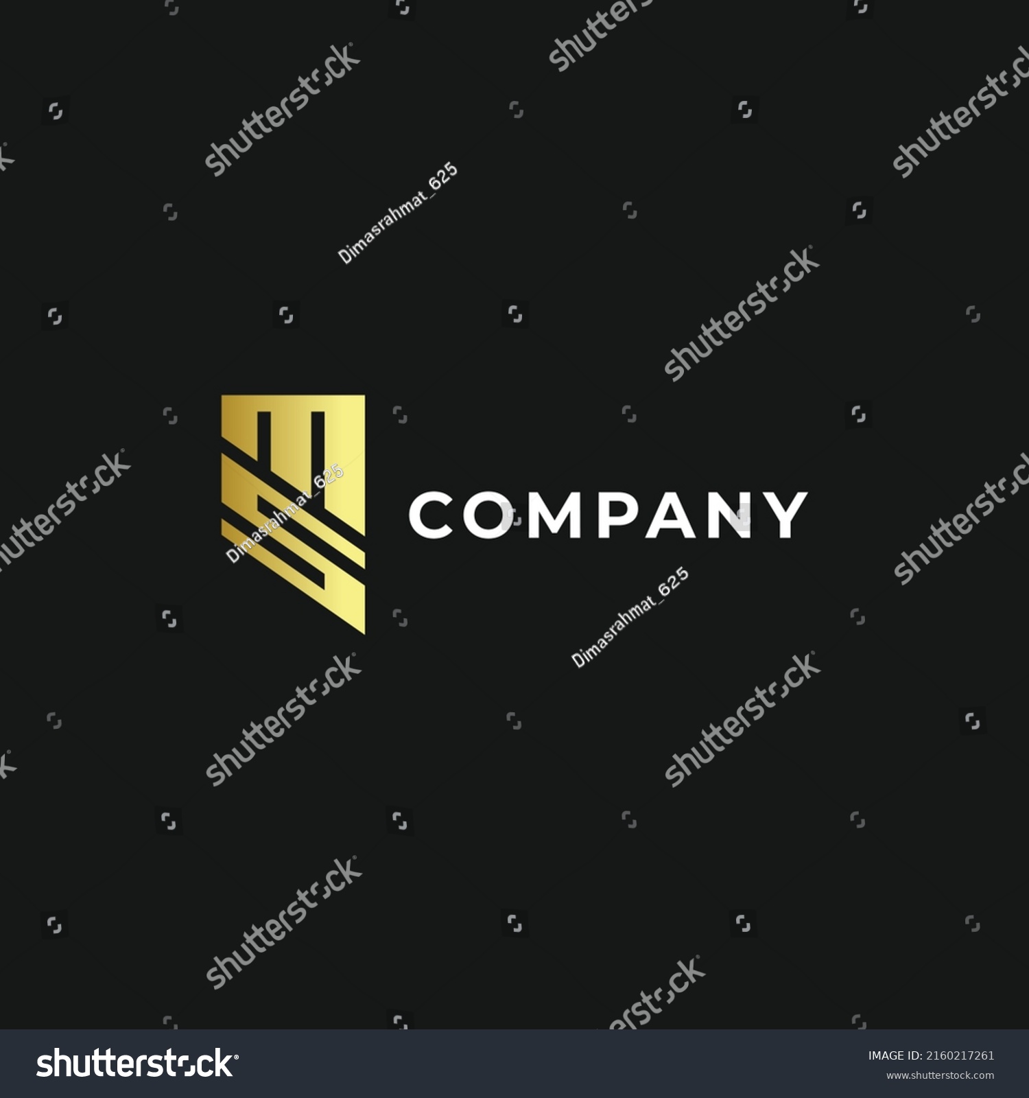 Letter Ms Logo Company Logo Stock Vector (Royalty Free) 2160217261 ...