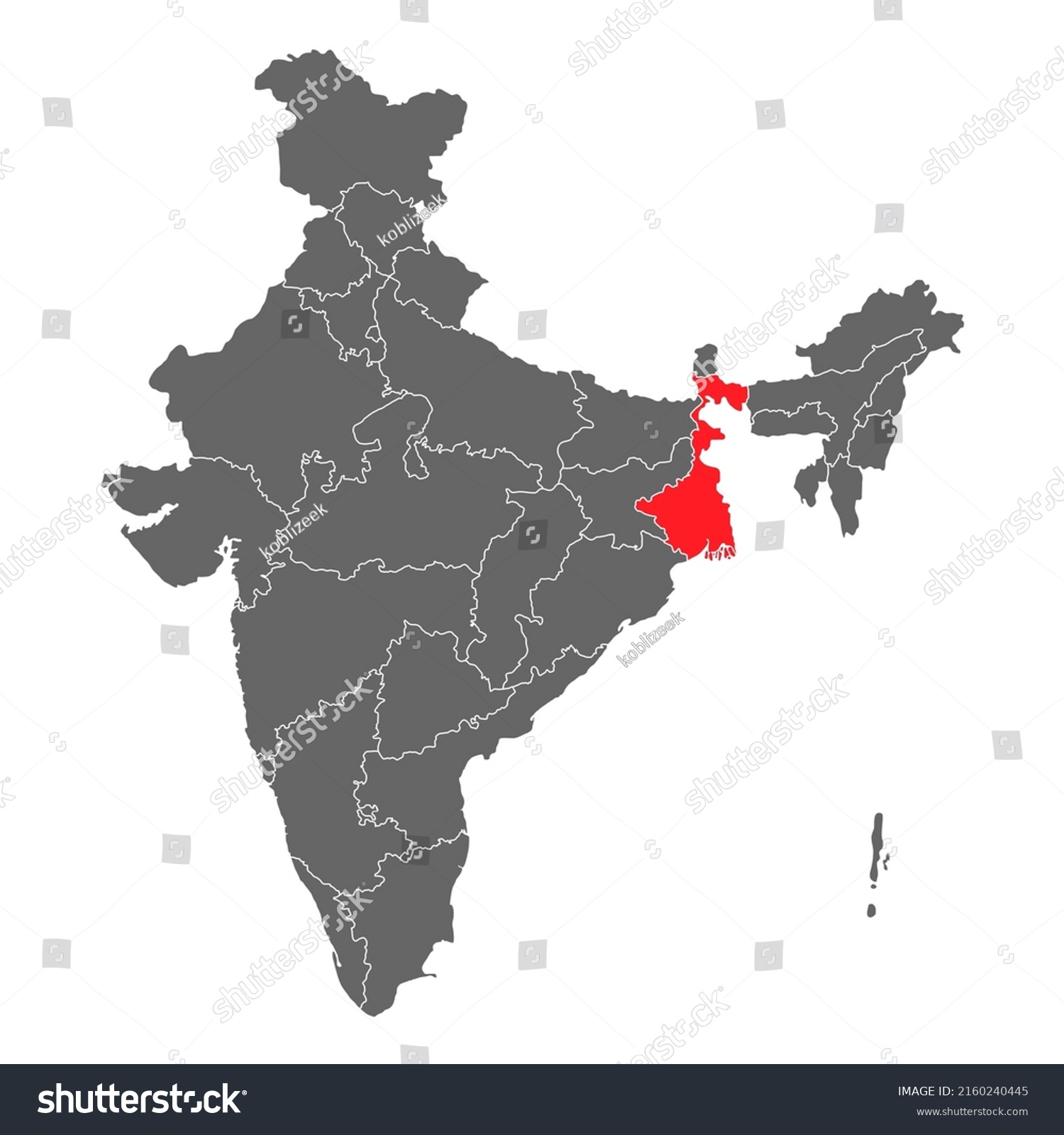 India Map Graphic Travel Geography Icon Stock Vector (Royalty Free ...