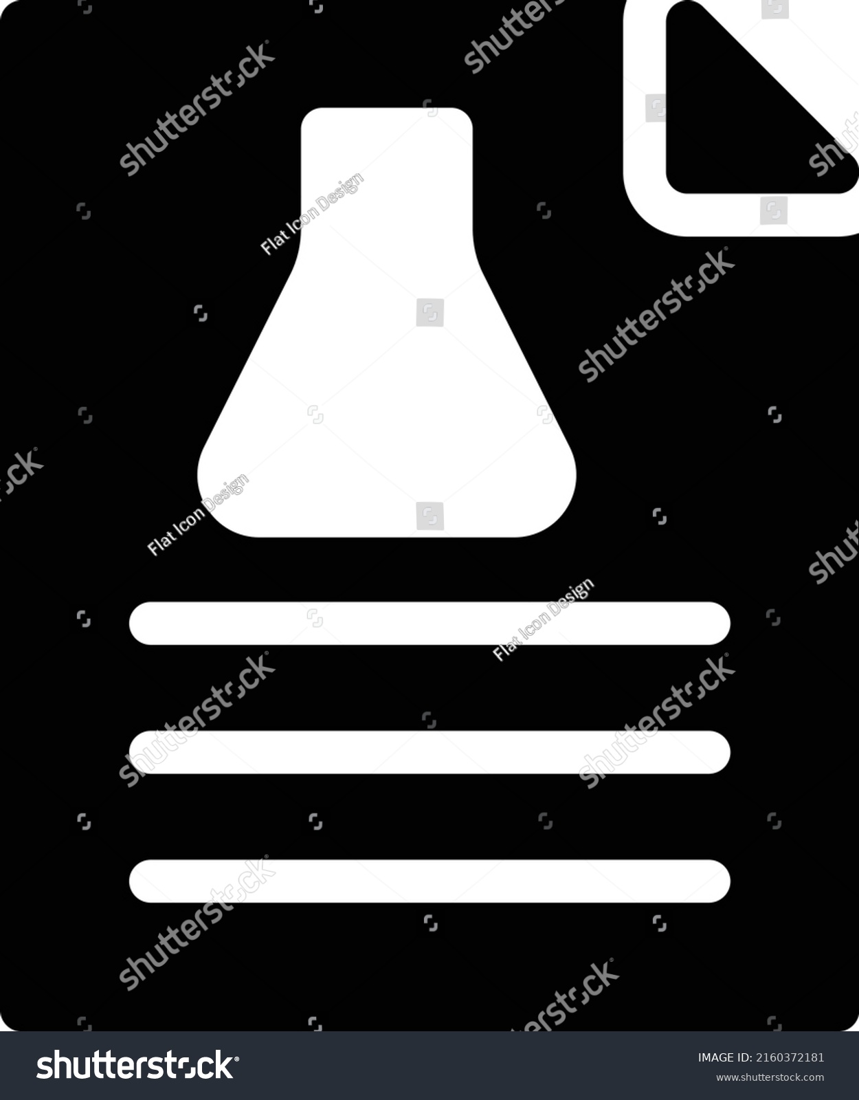 Flask Vector Illustration On Transparent Background Stock Vector ...