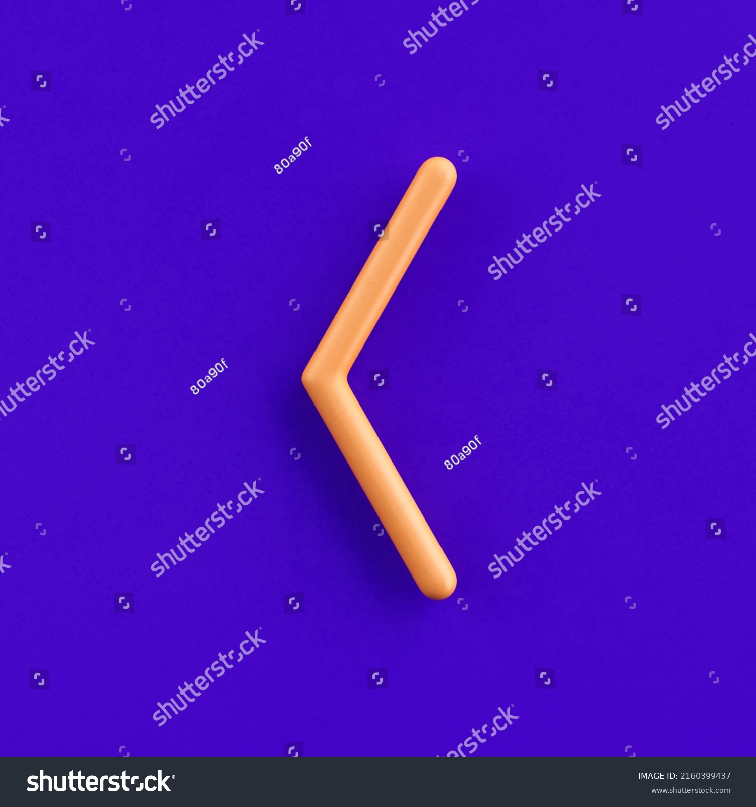 3d Icon Ctrl Left Outline Yellow Stock Illustration 2160399437 ...