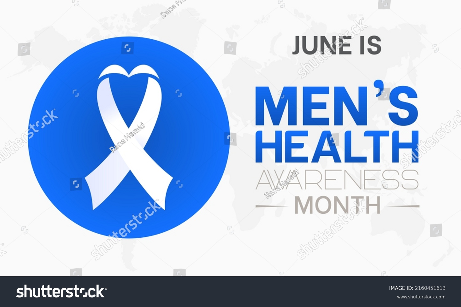 Every June Mens Health Awareness Month Stock Vector Royalty Free 2160451613 Shutterstock