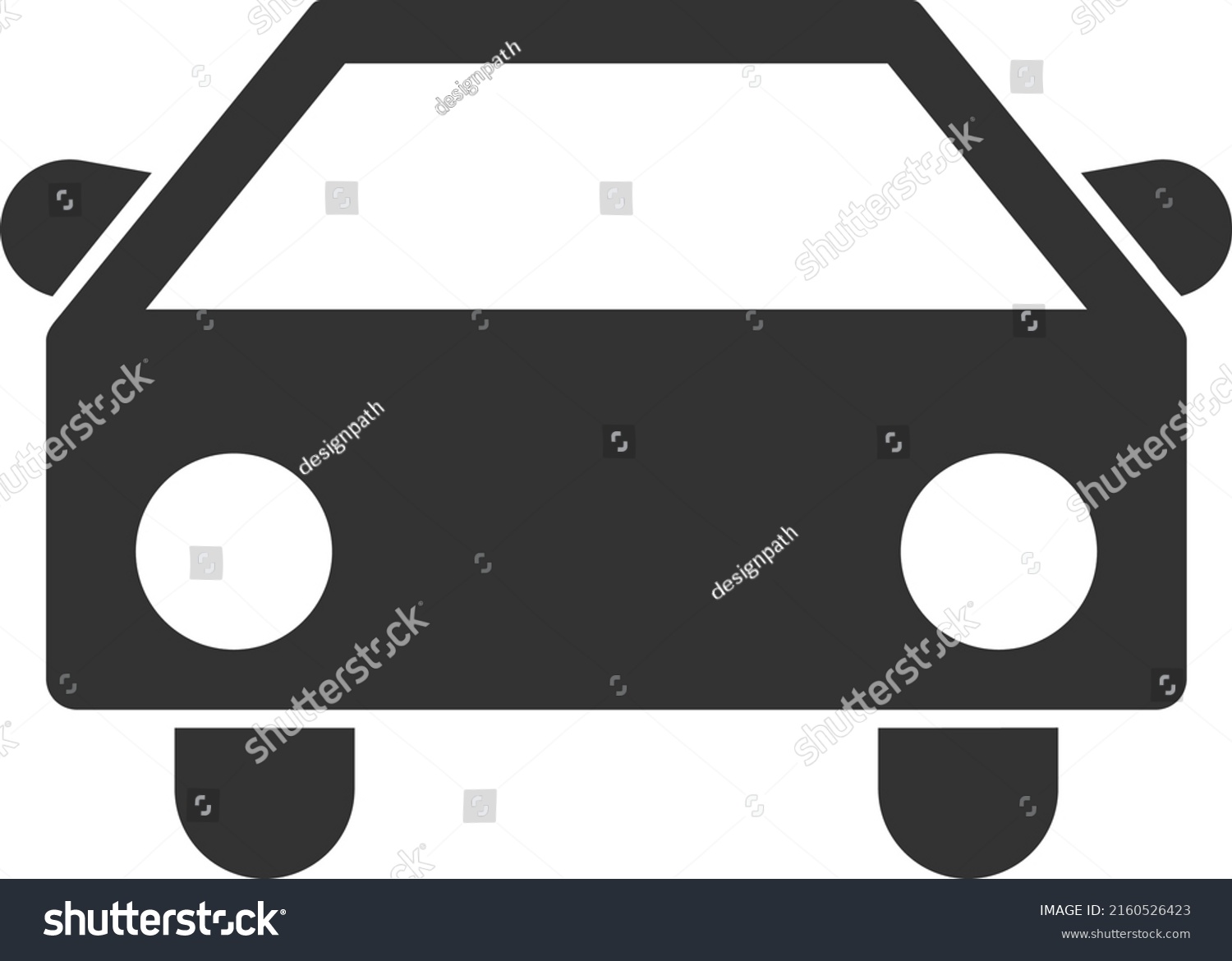 Car Vector Illustration Flat Illustration Iconic Stock Vector (Royalty ...