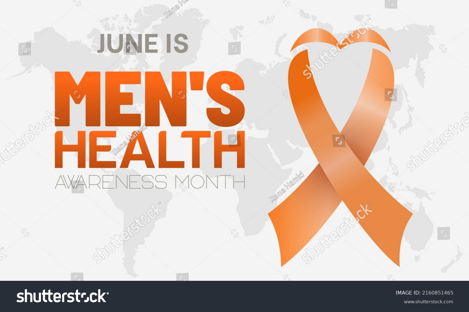 Every June Mens Health Awareness Month Stock Vector Royalty Free 2160851465 Shutterstock