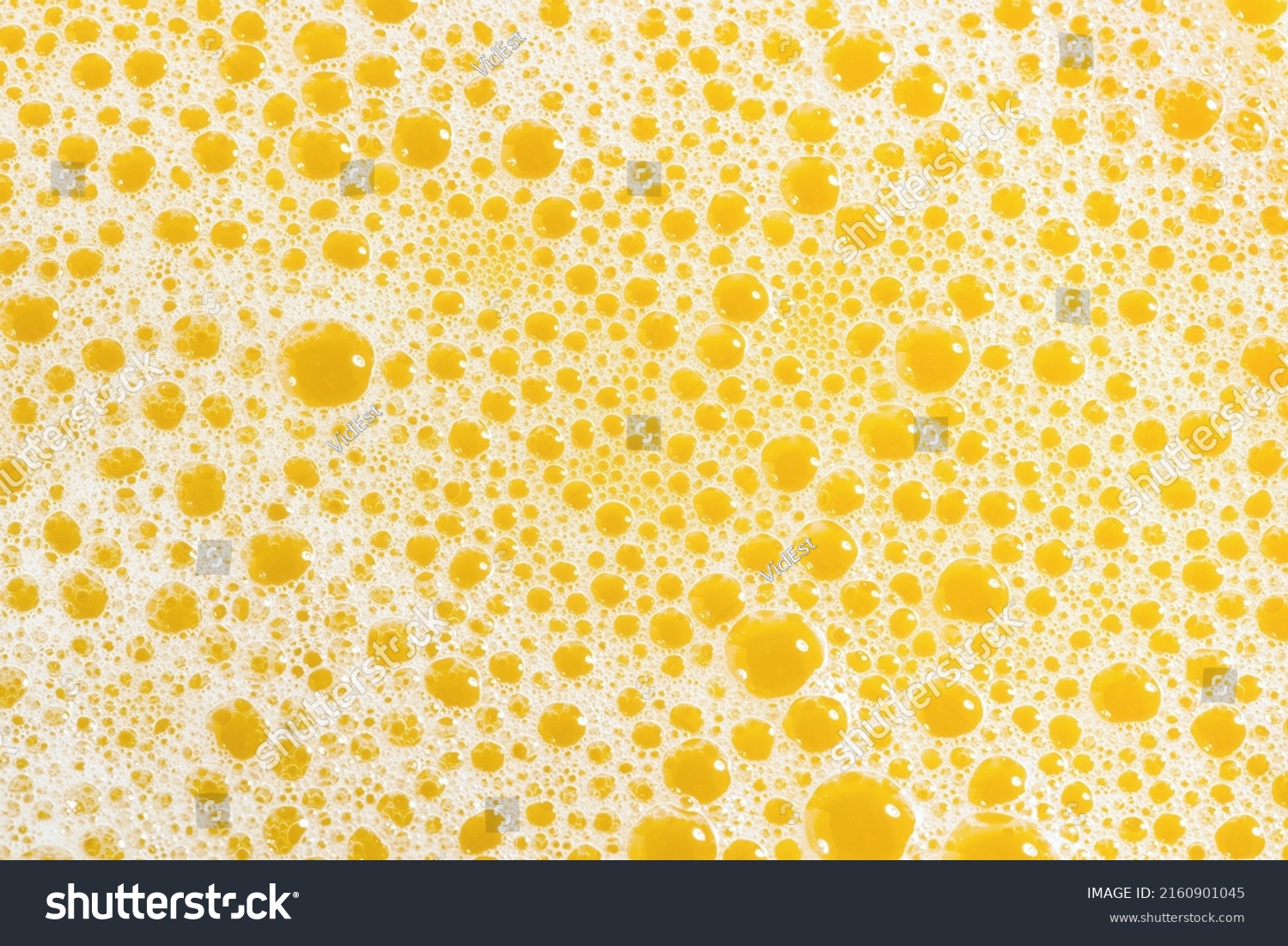 Closeup Orange Juice Foam Top View Stock Photo 2160901045 Shutterstock