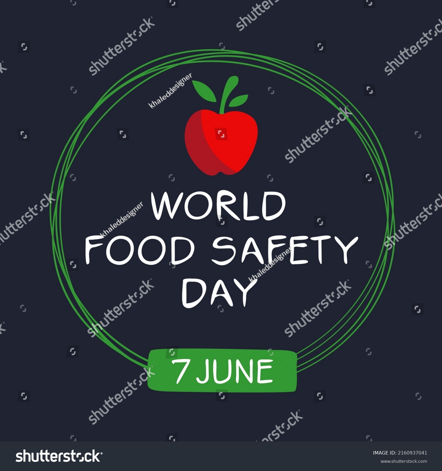 World Food Safety Day Held On Stock Vector (Royalty Free) 2160937041 ...