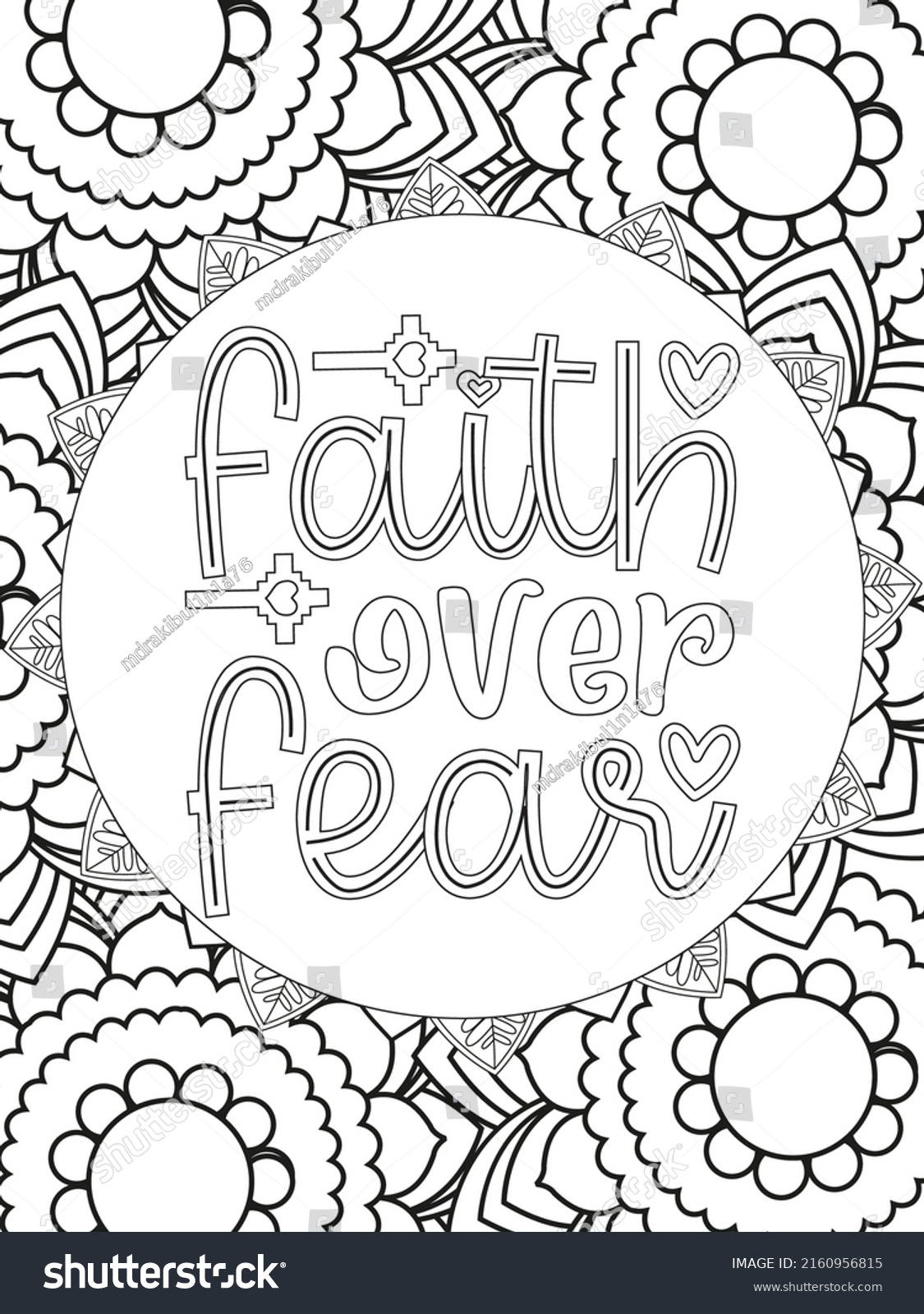 Bible Verse Coloring Pages Christian Lettering Stock Vector (Royalty ...