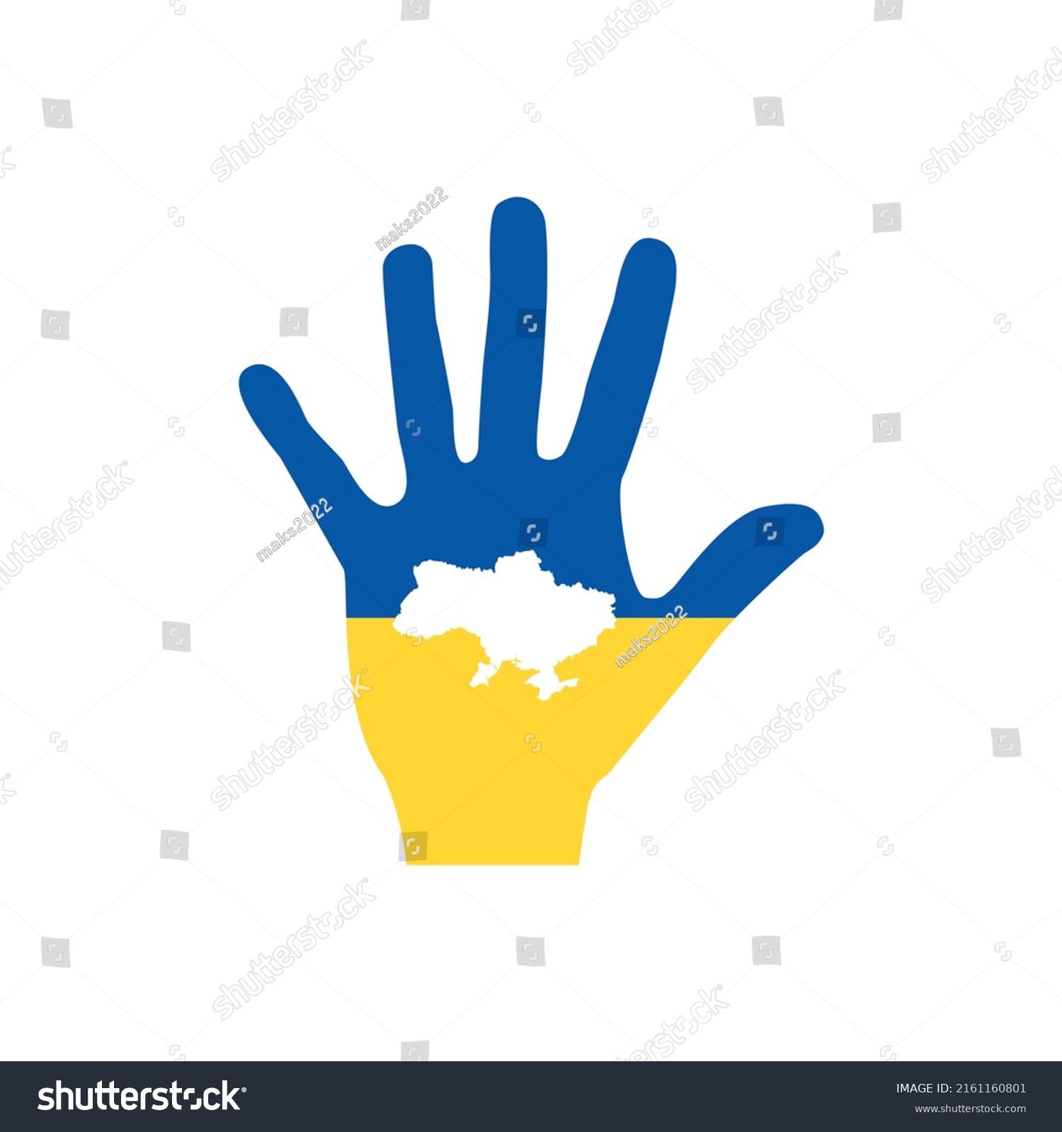 Ukraine Symbols Ukraine Vector Illustration Stock Vector (Royalty Free ...