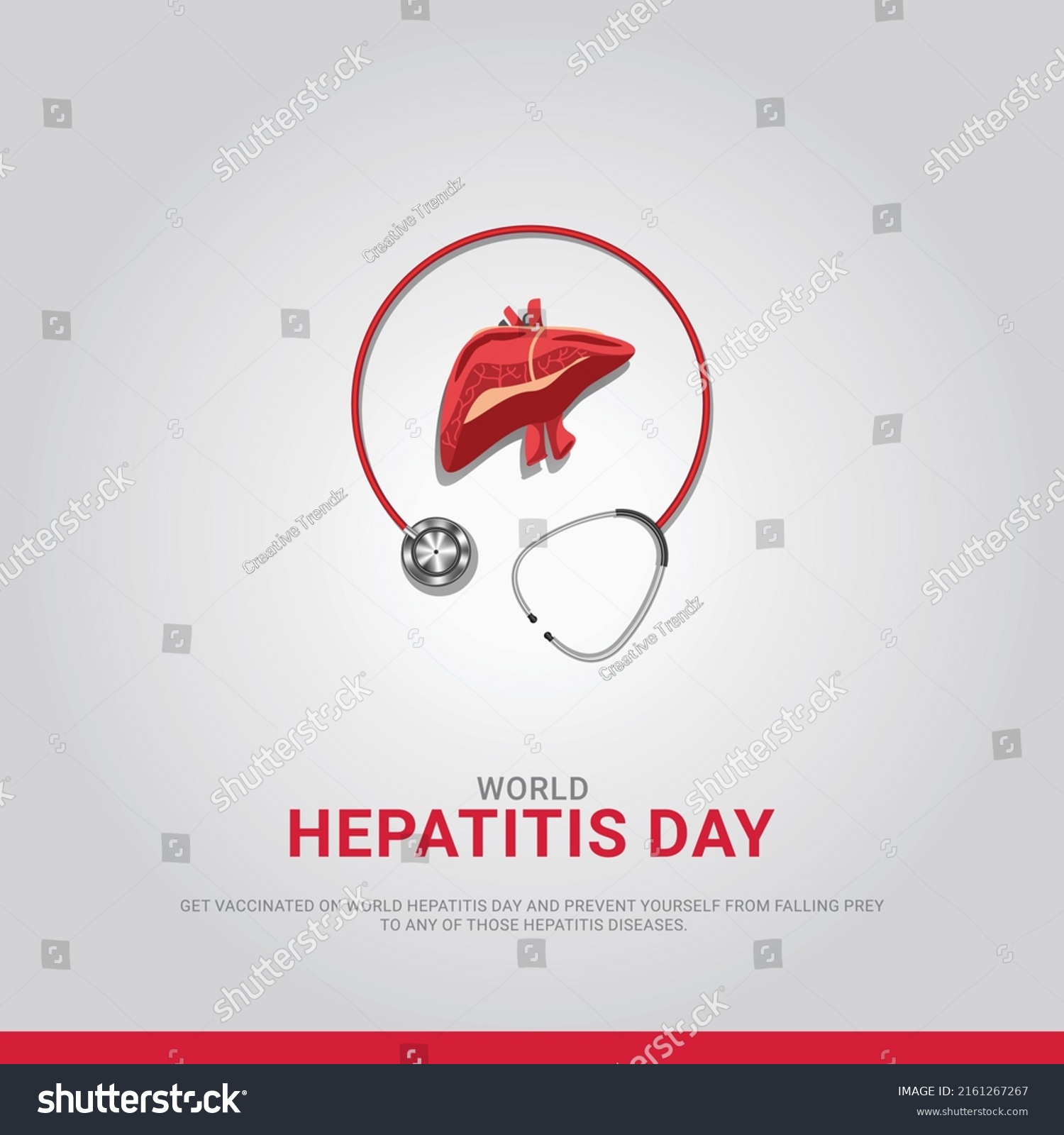 World Hepatitis Day Creative Design Social Stock Vector (Royalty Free ...