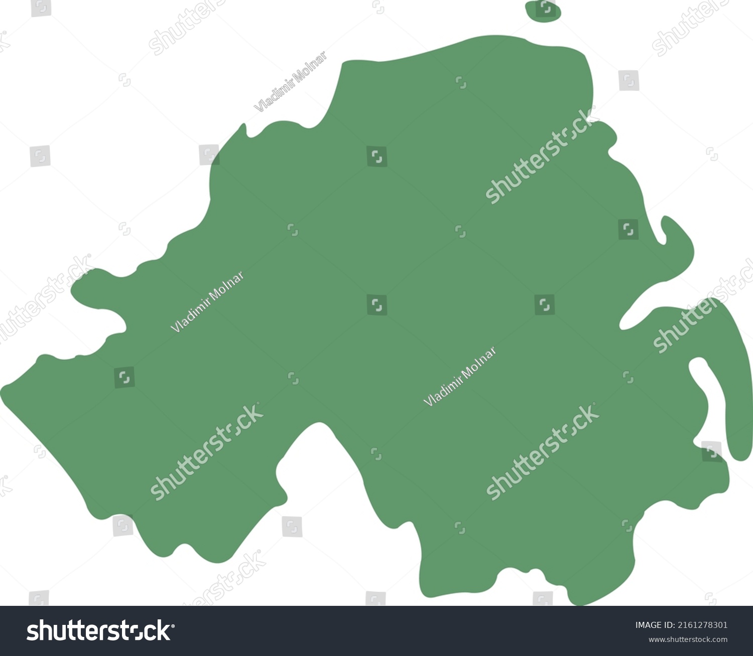 Vector Illustration Northern Ireland Map Stock Vector Royalty Free   Stock Vector Vector Illustration Of Northern Ireland Map 2161278301 