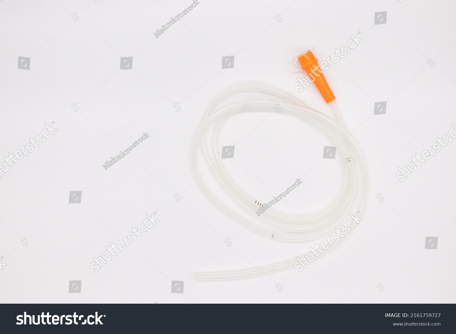 Nasogastric Tube Orange Head On White Stock Photo 2161759727 | Shutterstock