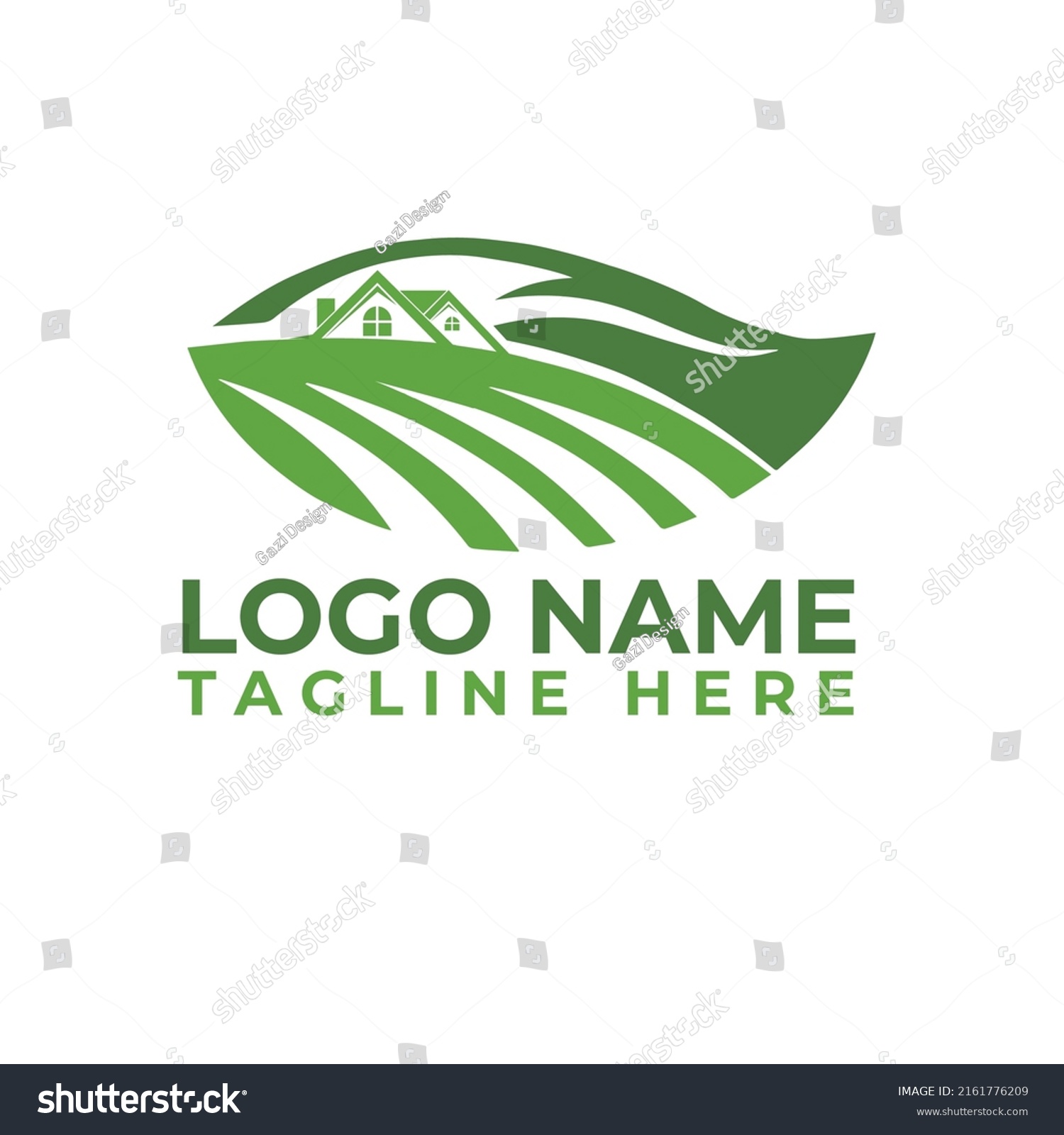 Create Professional Leaf Logo Roofing Vector Stock Vector (Royalty Free ...