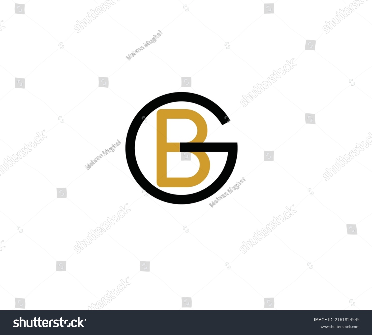 G B Letter Logo Design Vector Stock Vector (Royalty Free) 2161824545 ...