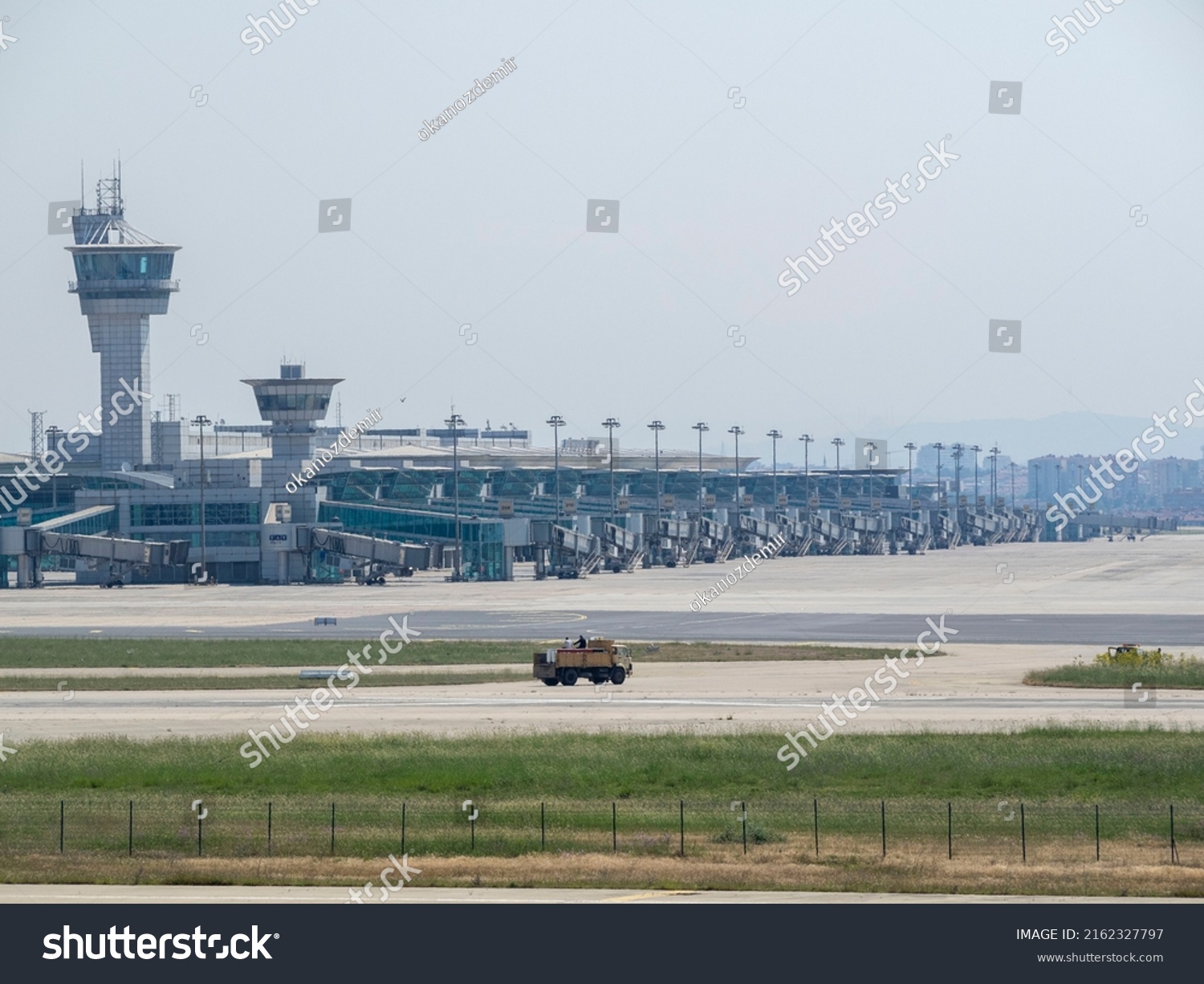 Airport General View Terminal Structures Turkey Stock Photo 2162327797 