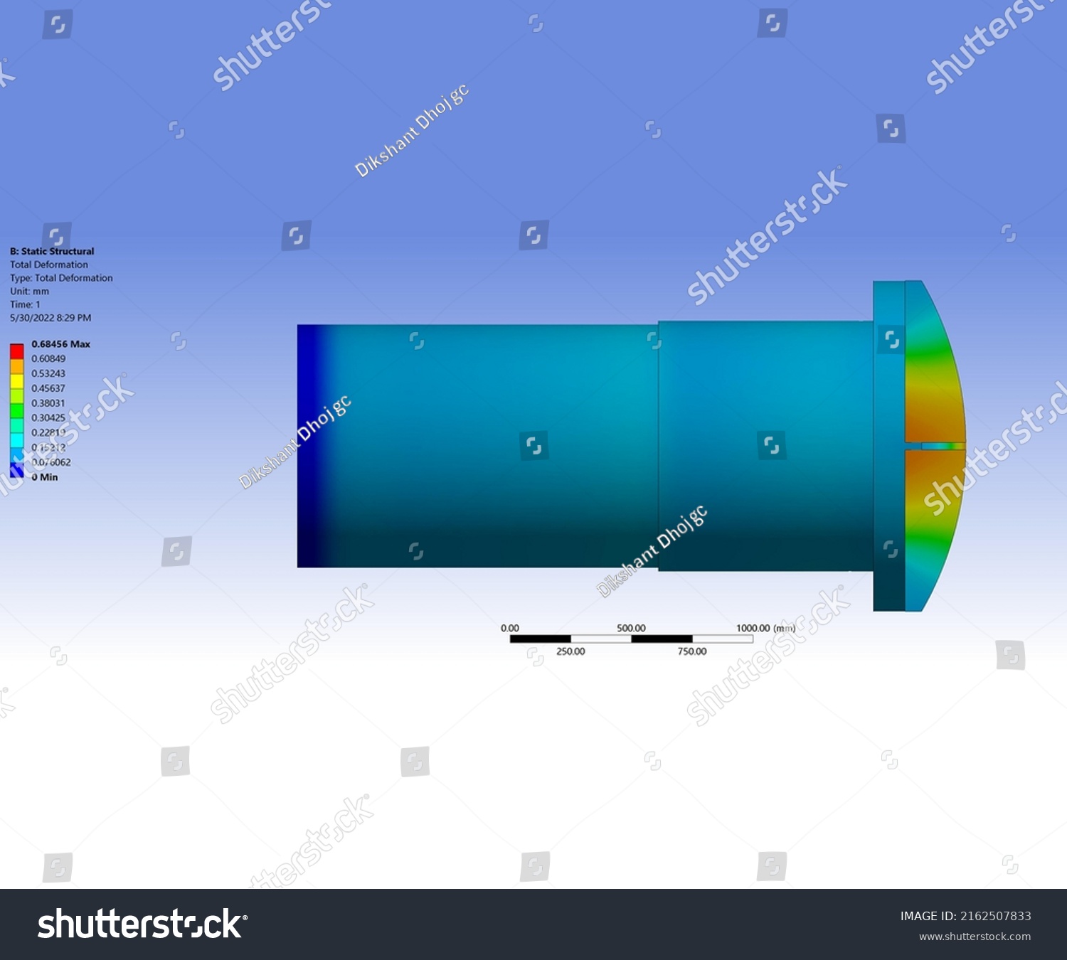 Analysis Bolted Flange Hydrostatic Test Stock Illustration 2162507833 ...