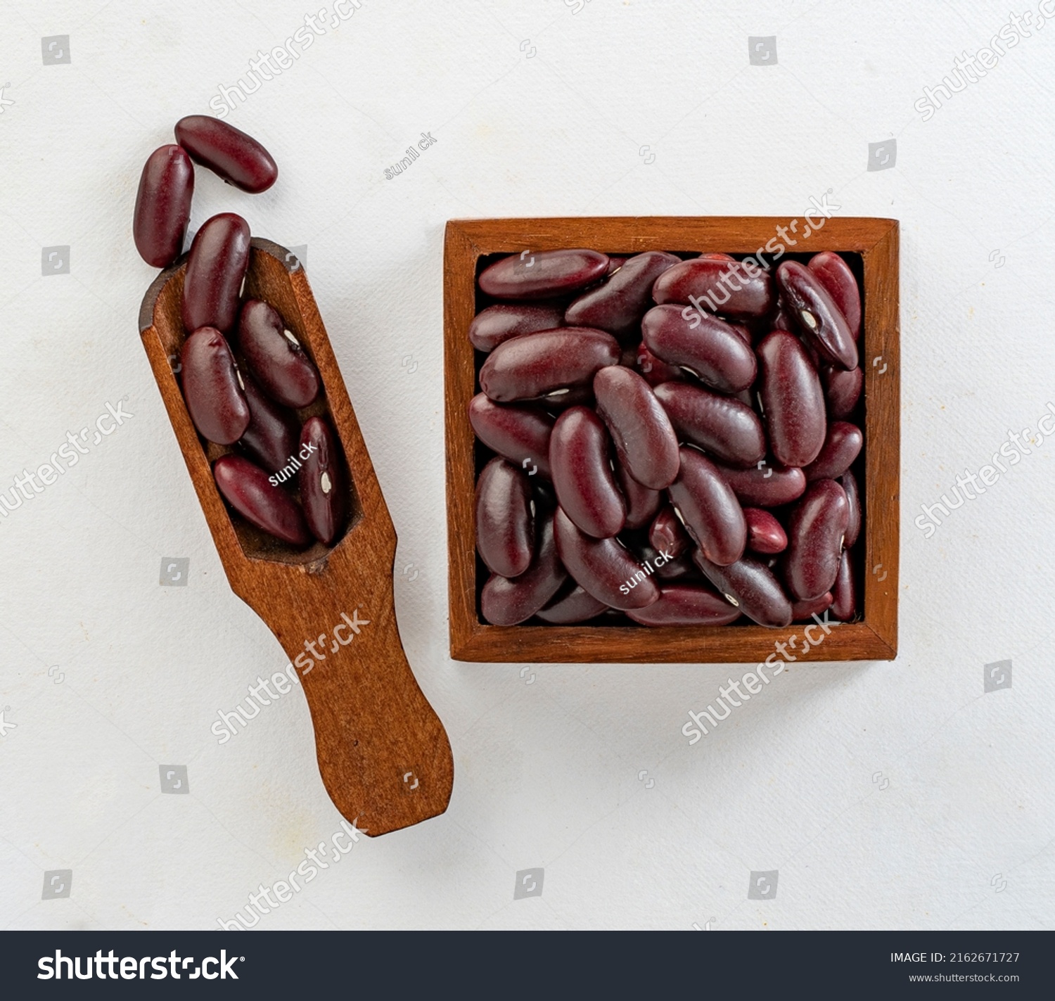 Kidney Bean Variety Common Bean Resembles Stock Photo 2162671727