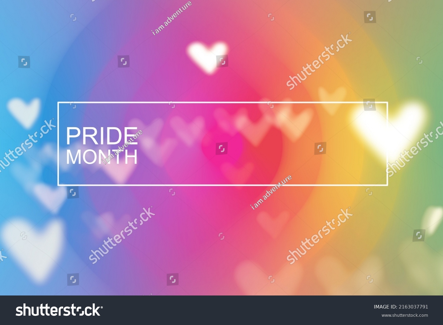 Lgbtq Pride Month Rainbow Background Illustration Stock Illustration ...