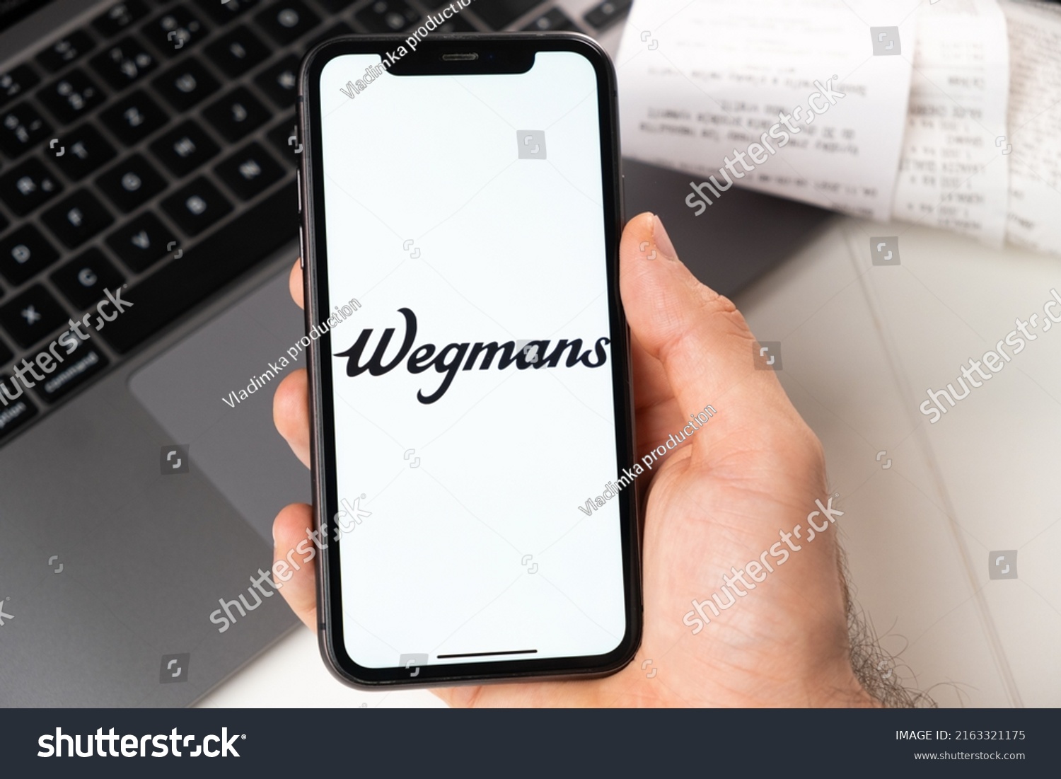 Wegmans Mobile Application Supermarkets Grocery Chains Stock Photo 