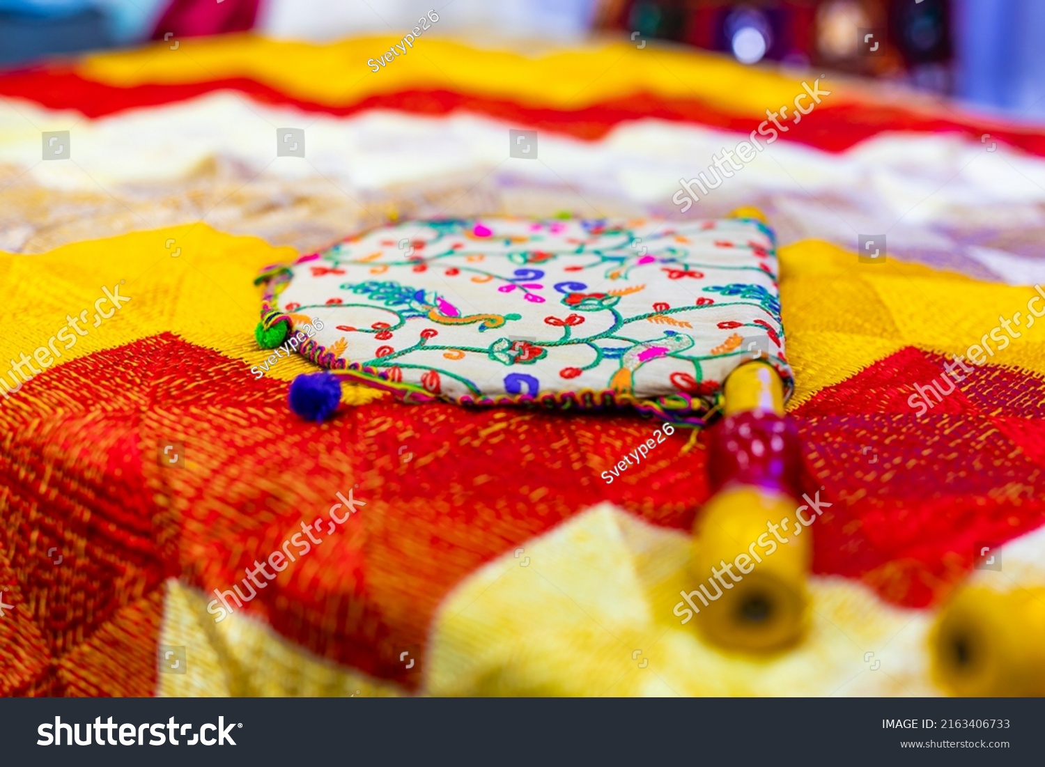 Indian Punjabi Pre Wedding Jago Ceremony Stock Photo 2163406733 ...