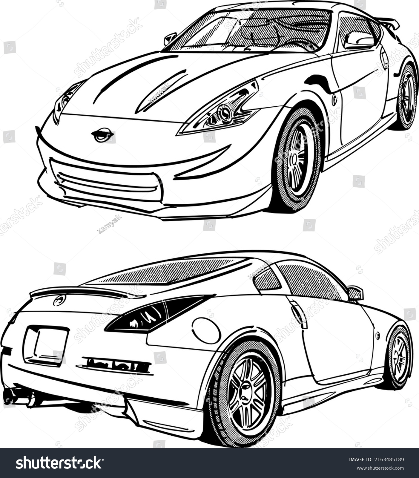 Vector Japan Car Illustration Stock Vector (Royalty Free) 2163485189 ...