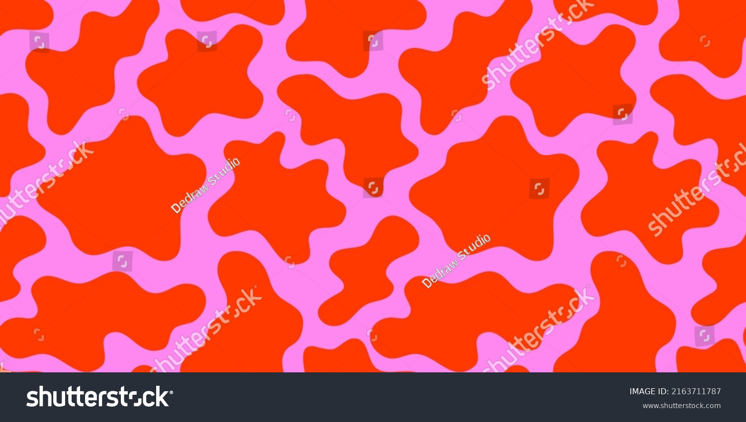 Colorful Pink Cow Print Seamless Pattern Stock Vector Royalty Free 2163711787 Shutterstock 