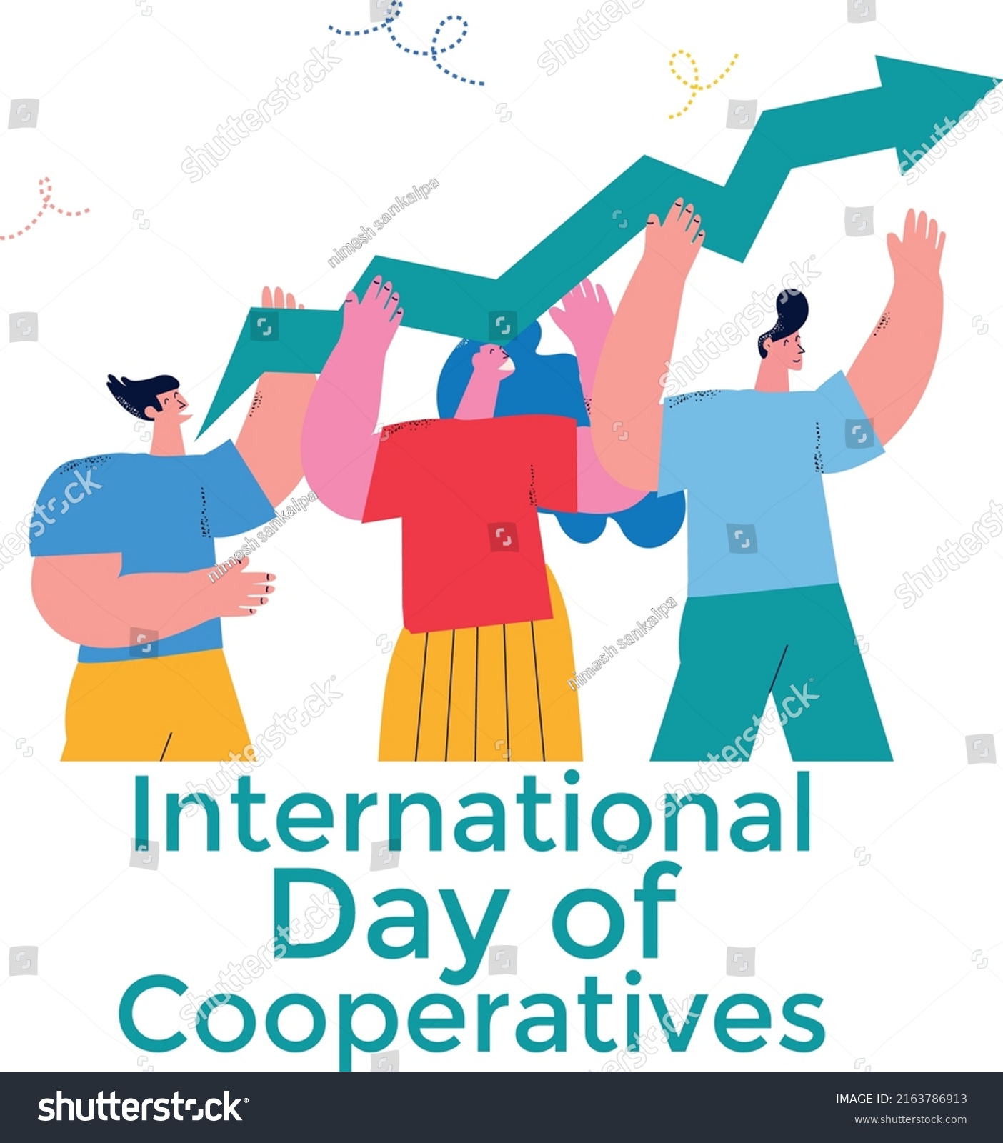 International Day Cooperatives Vector Stock Vector Royalty Free 2163786913 Shutterstock 3812