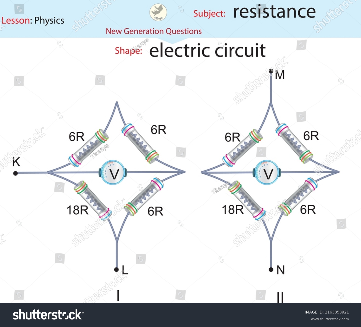 Electric Circuit Resistance Battery Electric Switch Stock Vector