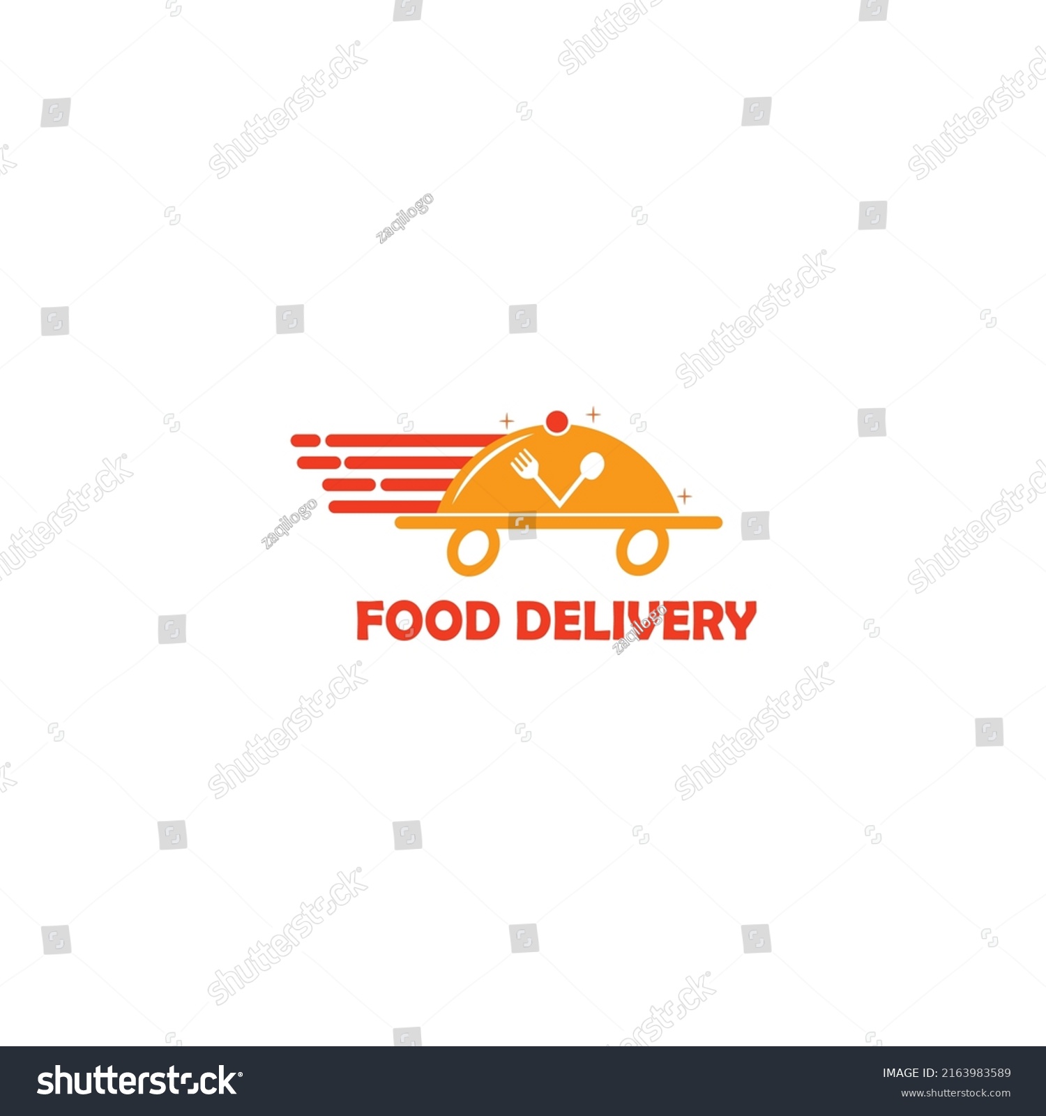 Food Delivery Logo Design Logos Symbols Stock Vector (Royalty Free ...