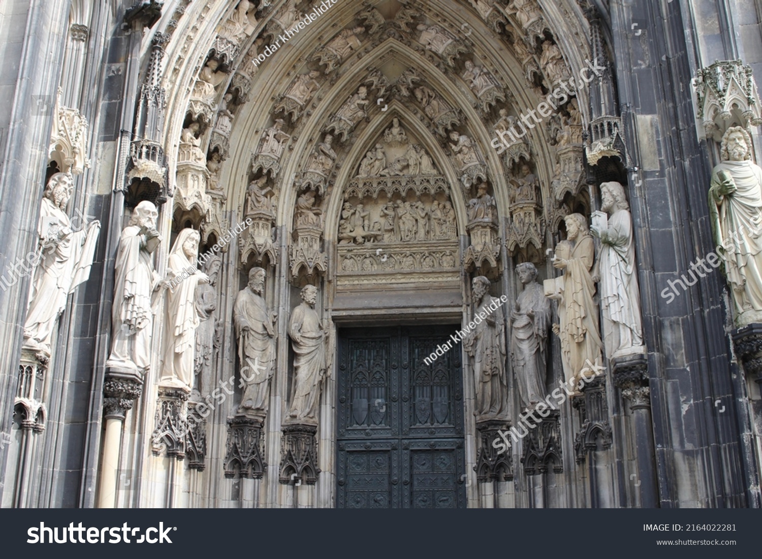 Cologne Cathedral Gothic Architecture Germany Stock Photo 2164022281