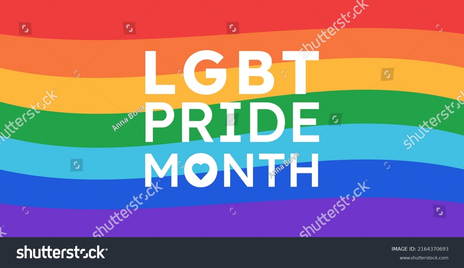 Vector Banner Lgbtq Symbols Social Media Stock Vector (Royalty Free ...