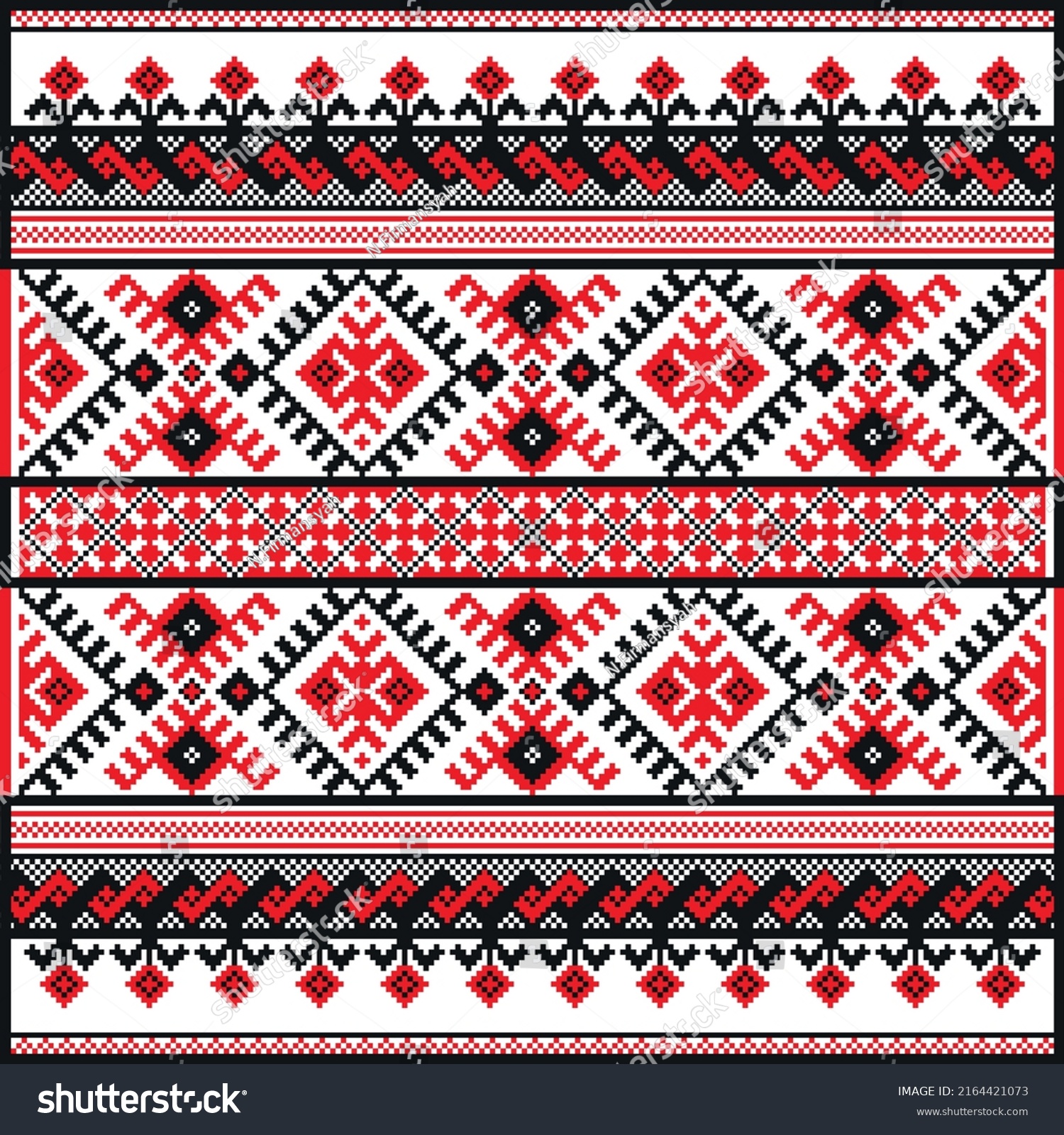 Dayak Pattern Motif Fabric Texture Stock Vector (Royalty Free ...