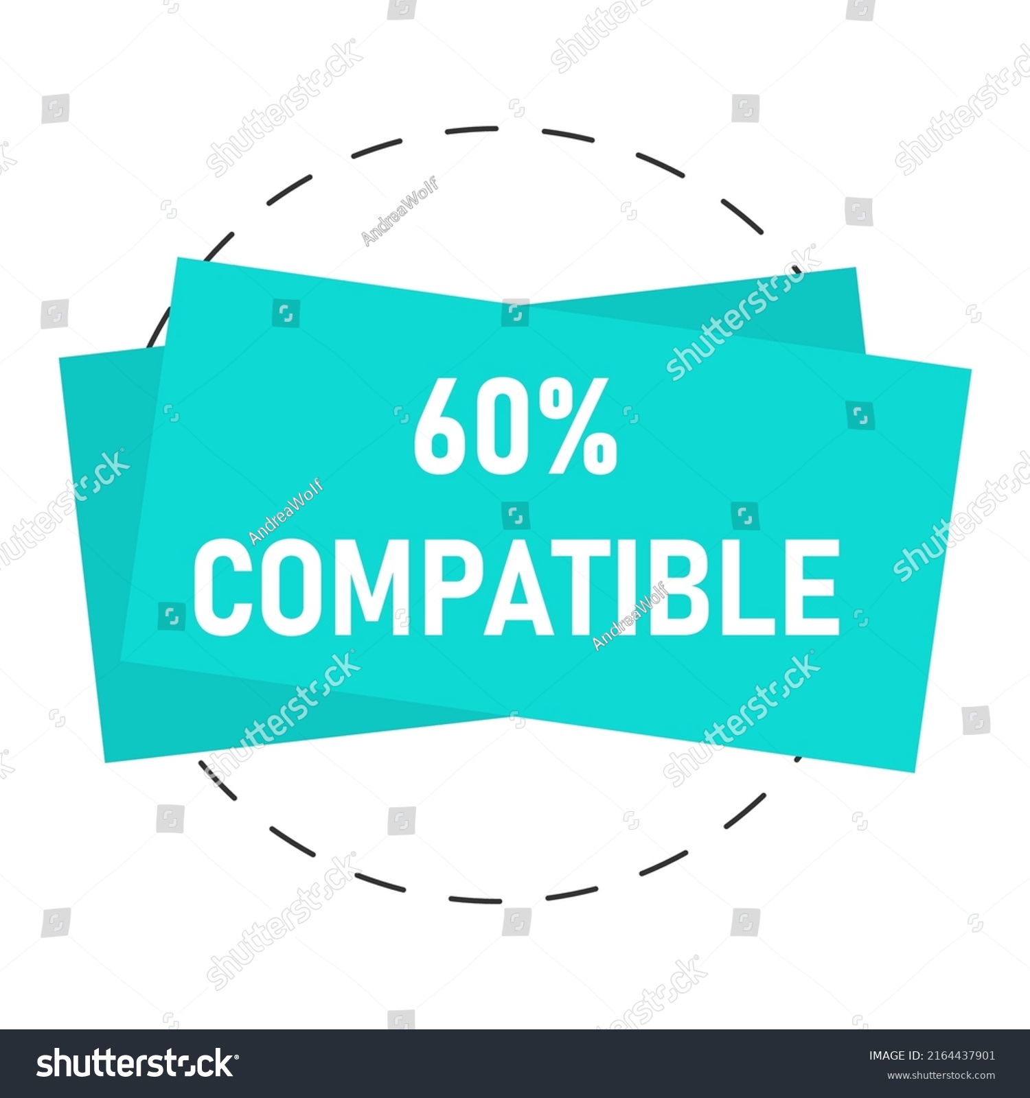 60-percentage-compatible-vector-art-illustration-stock-vector-royalty-free-2164437901