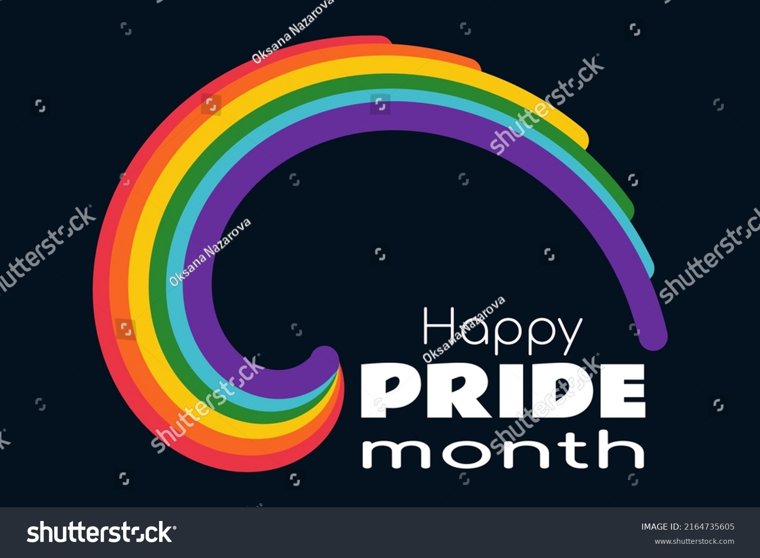 Lgbtq Happy Pride Month Colorful Lgbt Stock Vector Royalty Free 2164735605 Shutterstock 8670