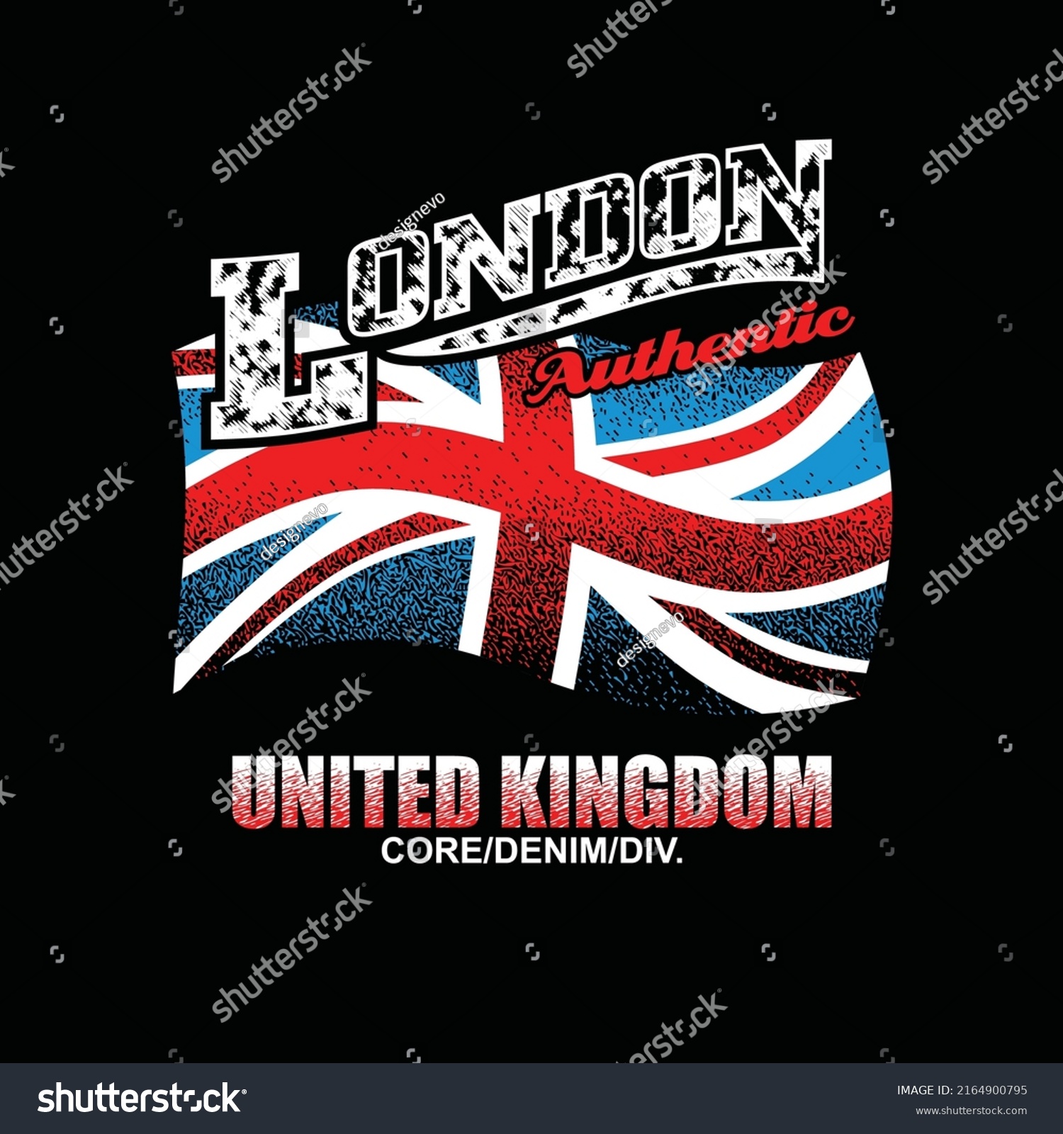 London Modern City Typography Graphic Design Stock Vector (Royalty Free ...