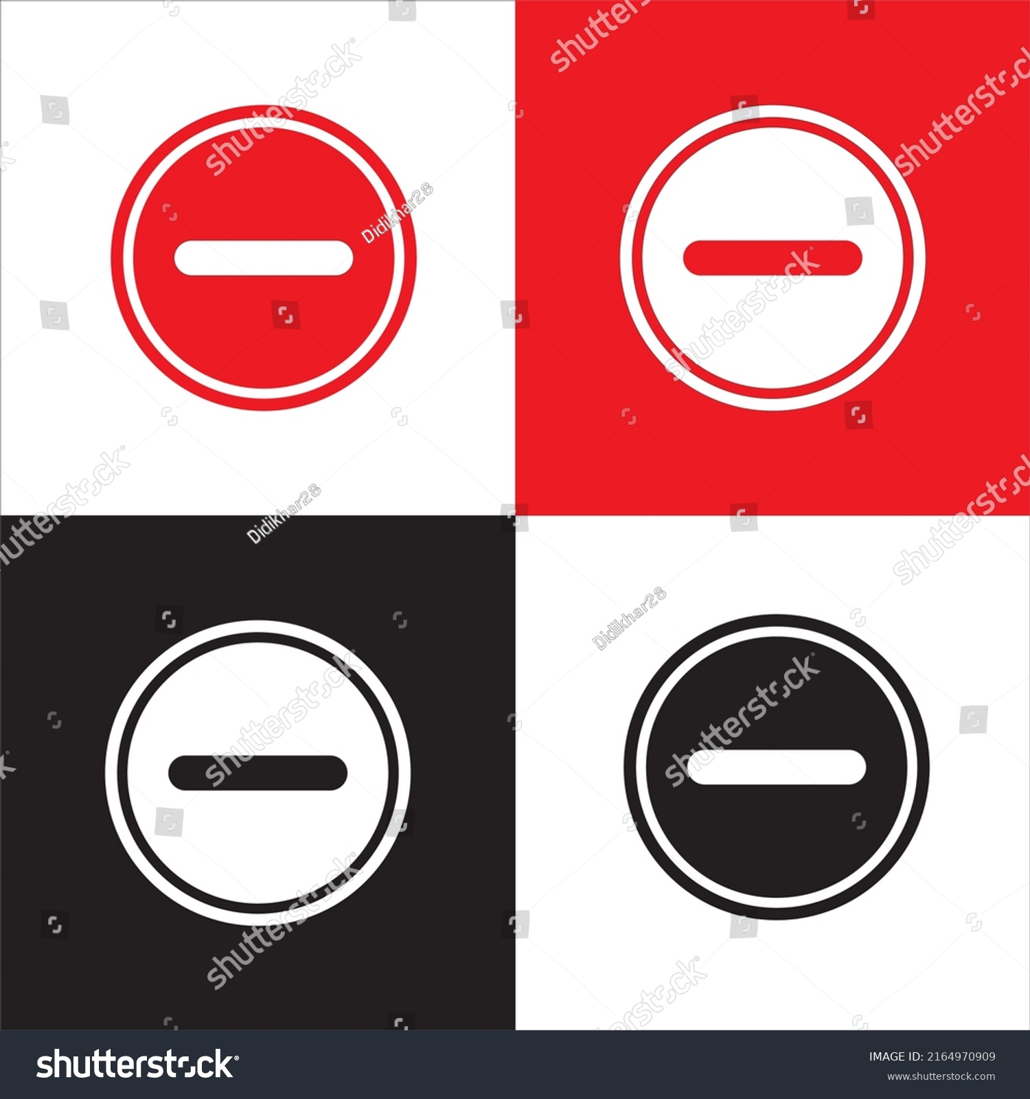 Stop Stop Signatures Form Red Black Stock Vector (Royalty Free ...