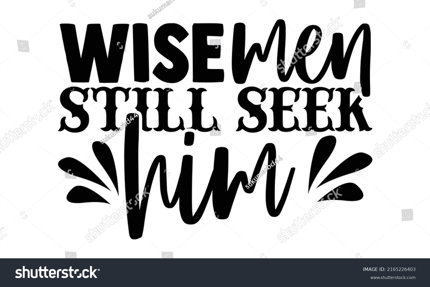 Wise Men Still Seek Him Nativity Stock Vector Royalty Free 2165226403 Shutterstock