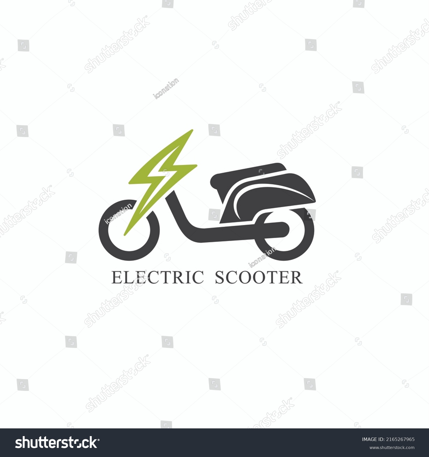 Illustration Electric Scooter Vector Art Stock Vector (Royalty Free ...