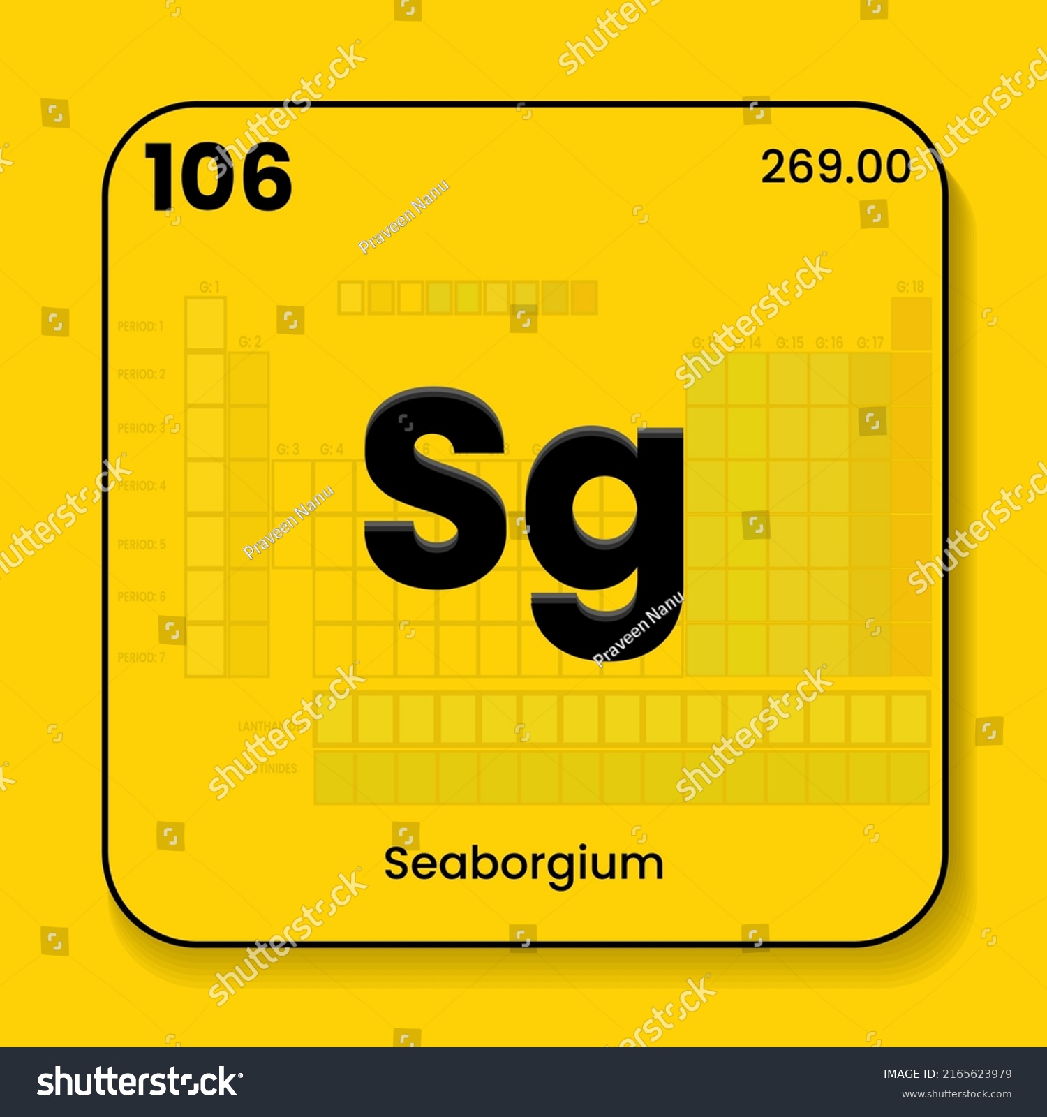 seaborgium-periodic-table-elements-name-symbol-stock-vector-royalty