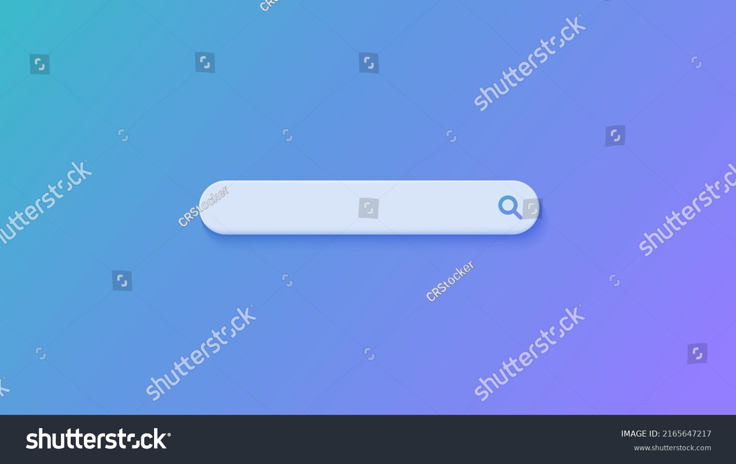 Minimal Search Bar Simple Modern Search Stock Illustration 2227805351